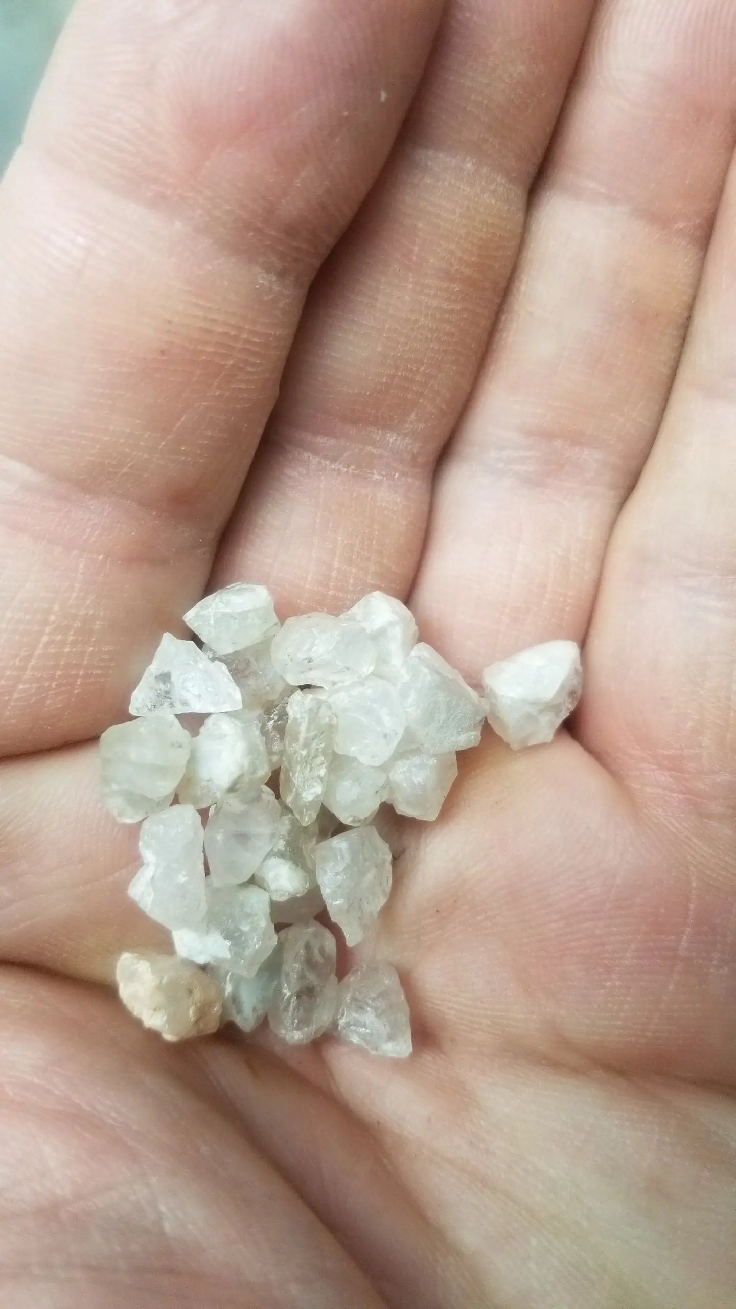 Naturally formed Phenakite Crystal chunks, (Approx .319 inch) One Crystal, Rough, for Crystal Grid Making or Wire Wrapping 0124-S Shop Wholesale Crystals