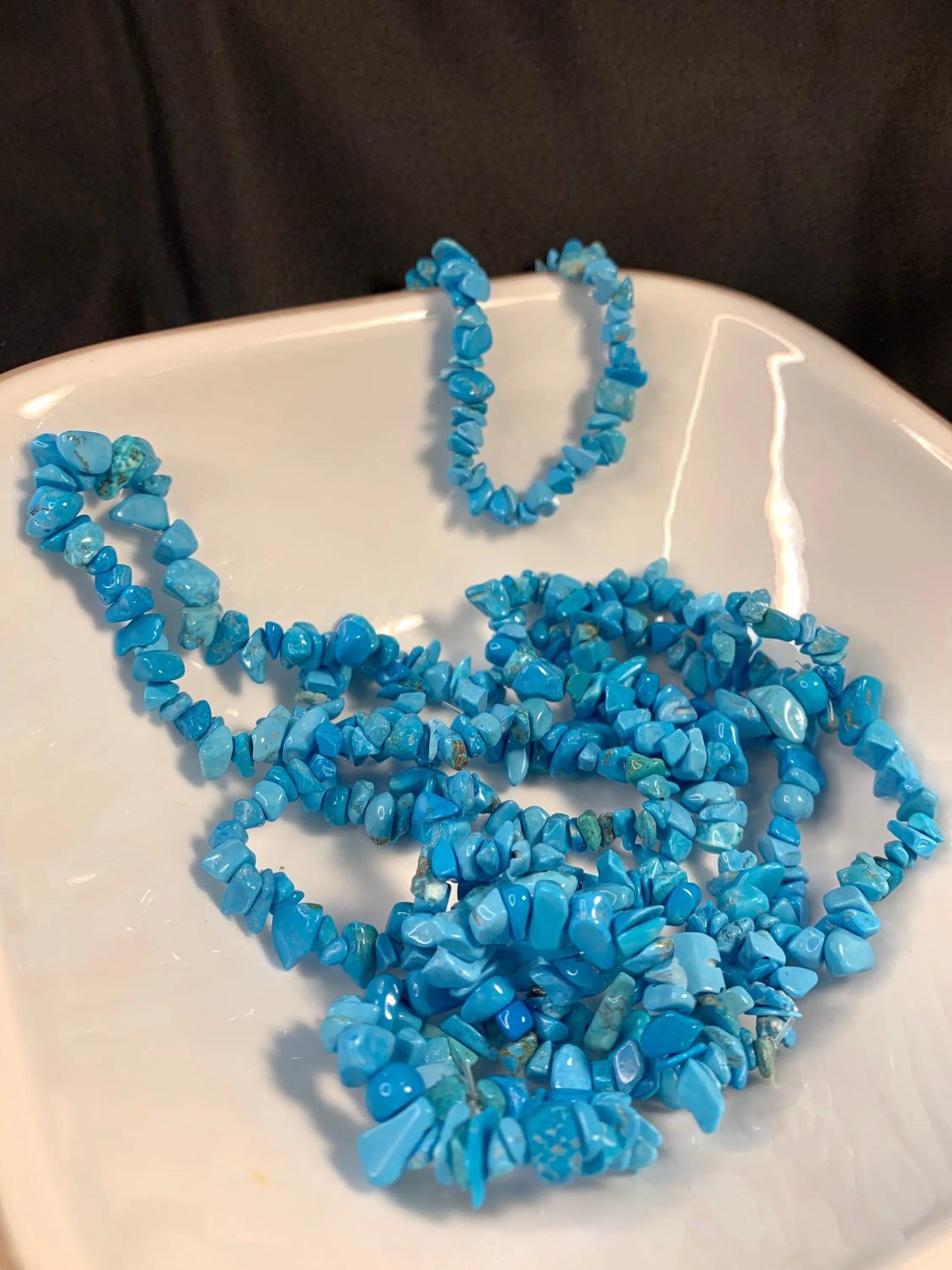 Blue Howlite Chip Bracelet BRC-0035 Shop Wholesale Crystals