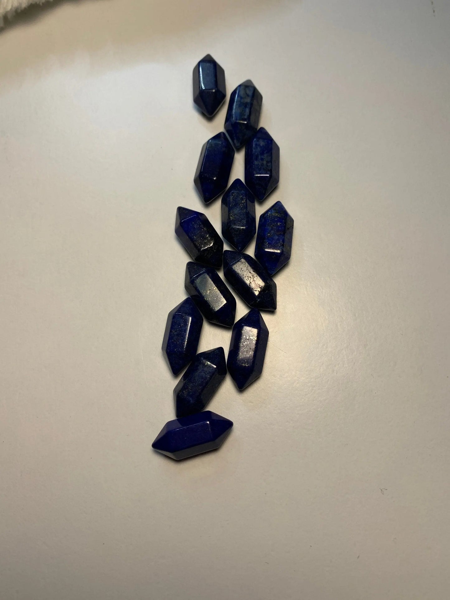 Lapis Lazuli Small double terminated Crystal Point. T-0024 Supply for Crystal Grid, Home Decor - Shop Wholesale Crystals