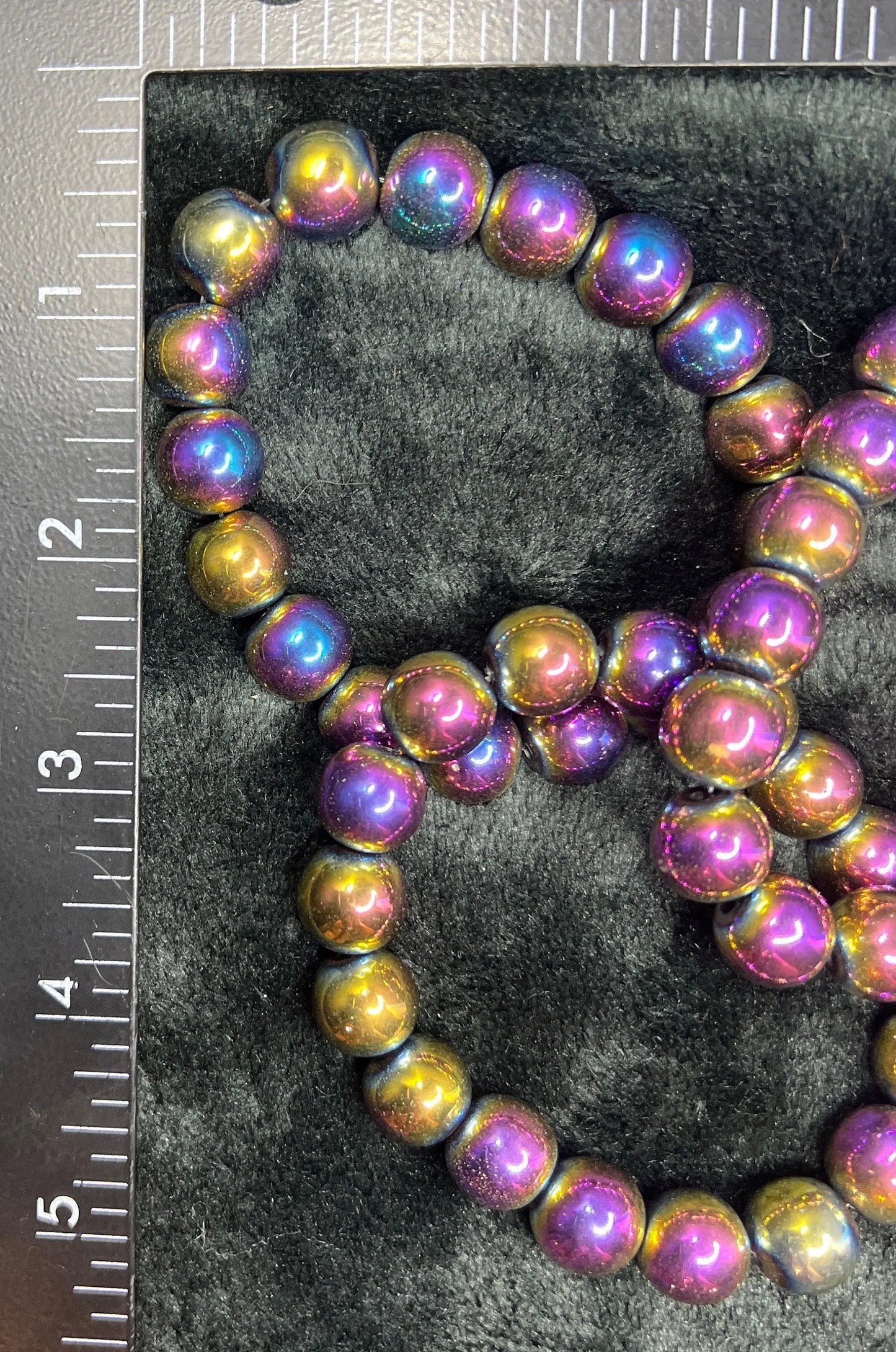 Rainbow Hematite Bracelet 12 mm BRC-0050 Shop Wholesale Crystals