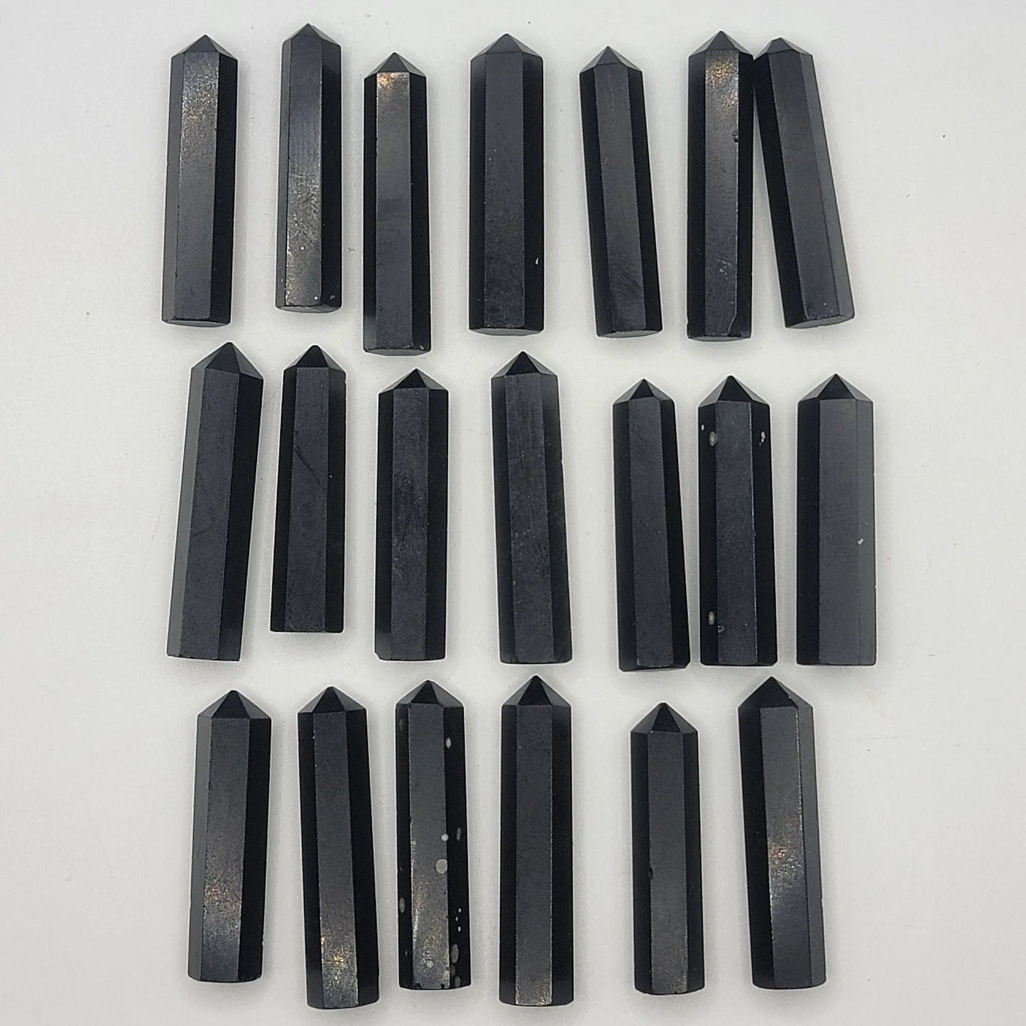 Black Obsidian Obelisk, Small 0922 (Approx. 1 3/8” - 1 5/8") Shop Wholesale Crystals