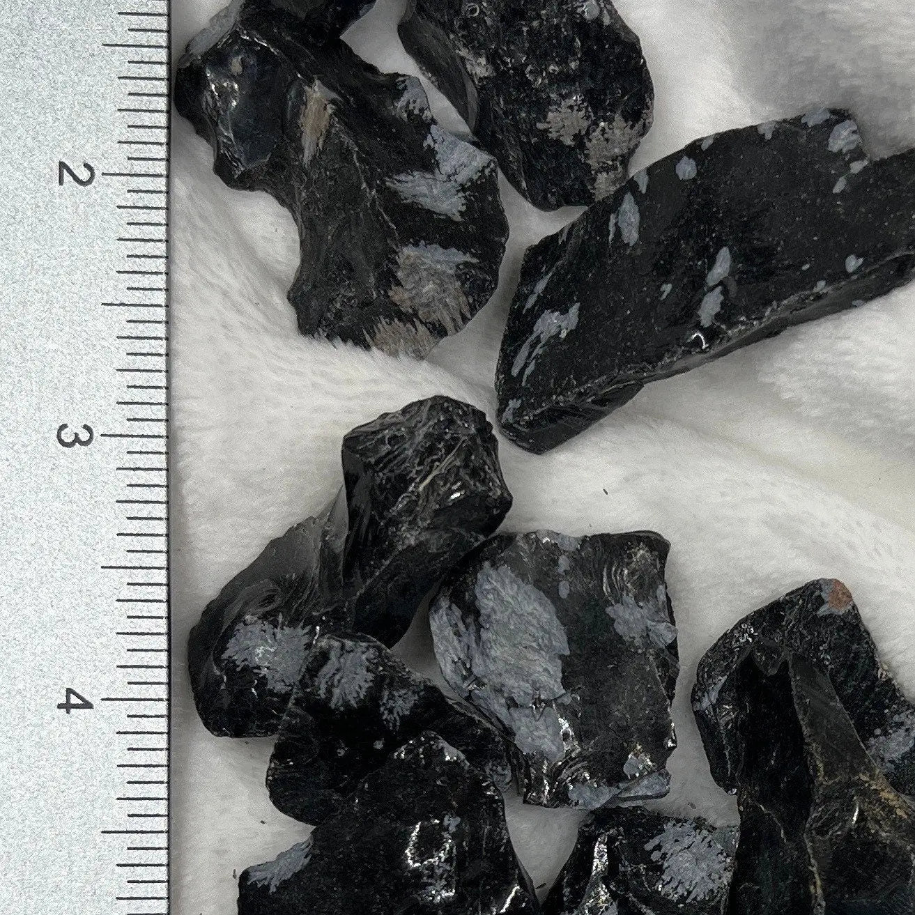Snowflake Obsidian Raw Stone 1265 Found In Utah. Approx. 3/4”- 1 1/2” Shop Wholesale Crystals