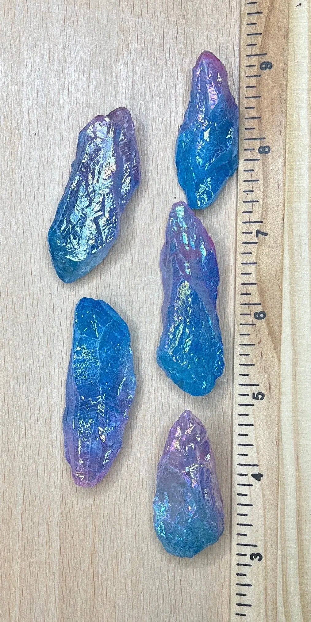 Unicorn Poop Crystal, Aura Quartz Green & Pink (Approx. 1 1/2”- 1 3/4”) 1294 Shop Wholesale Crystals
