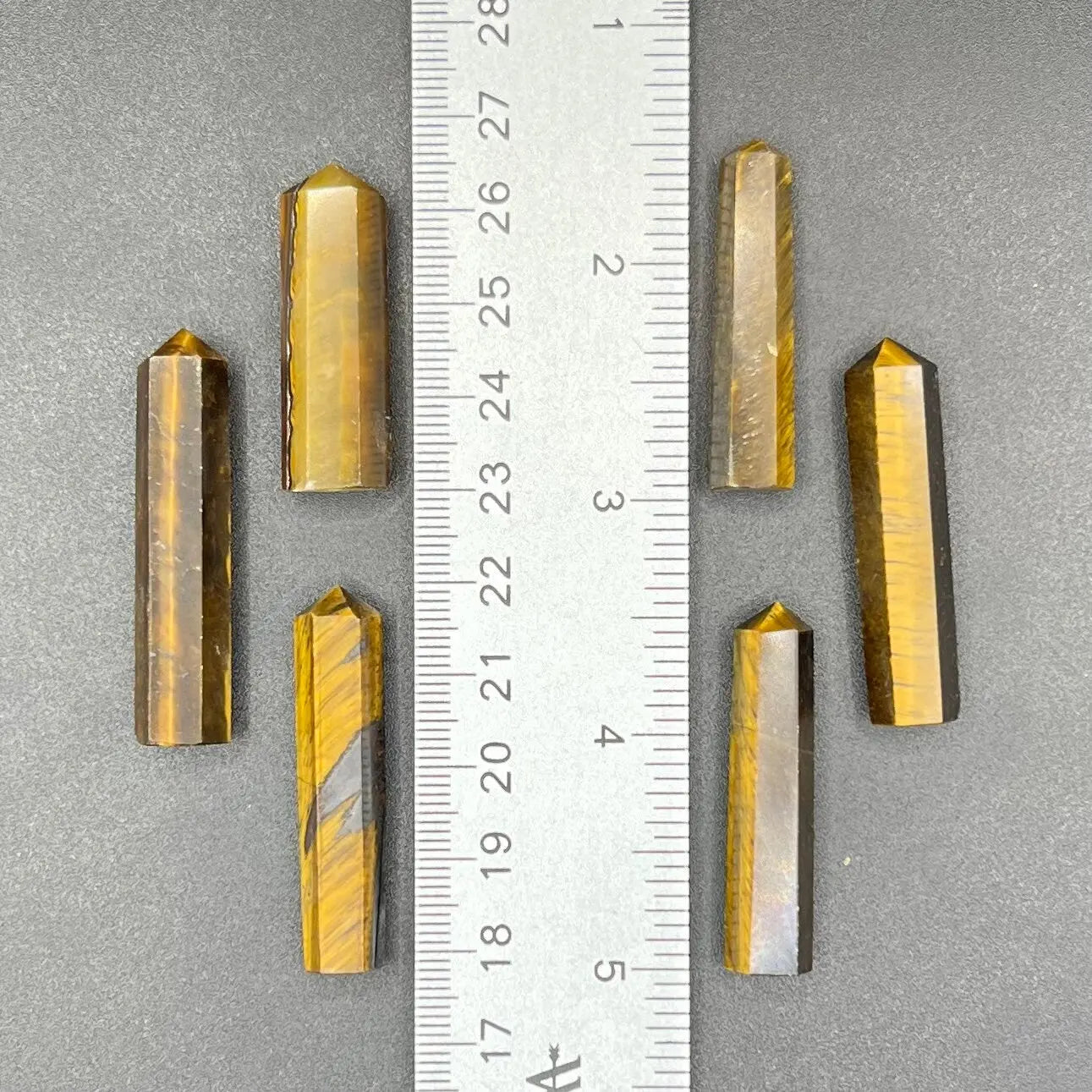 Tiger Eye Obelisk, Small (Approx. 1 3/8” a 1 5/8”) 0861 Shop Wholesale Crystals