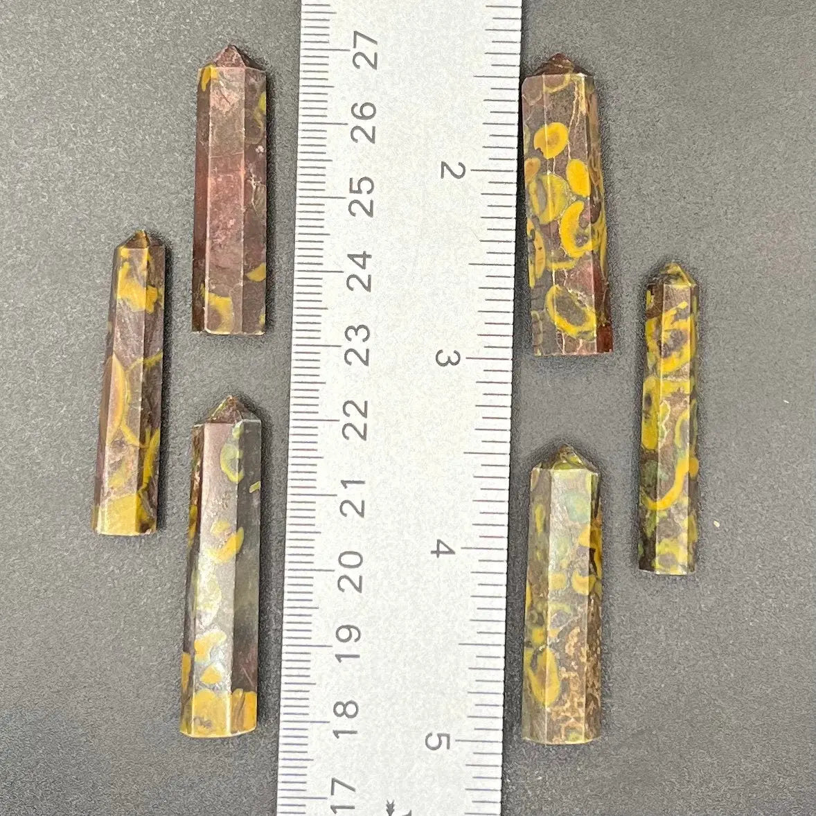 Fruit Jasper Obelisk, Small (Approx. 1 3/8” - 1 5/8”) 0860 Shop Wholesale Crystals
