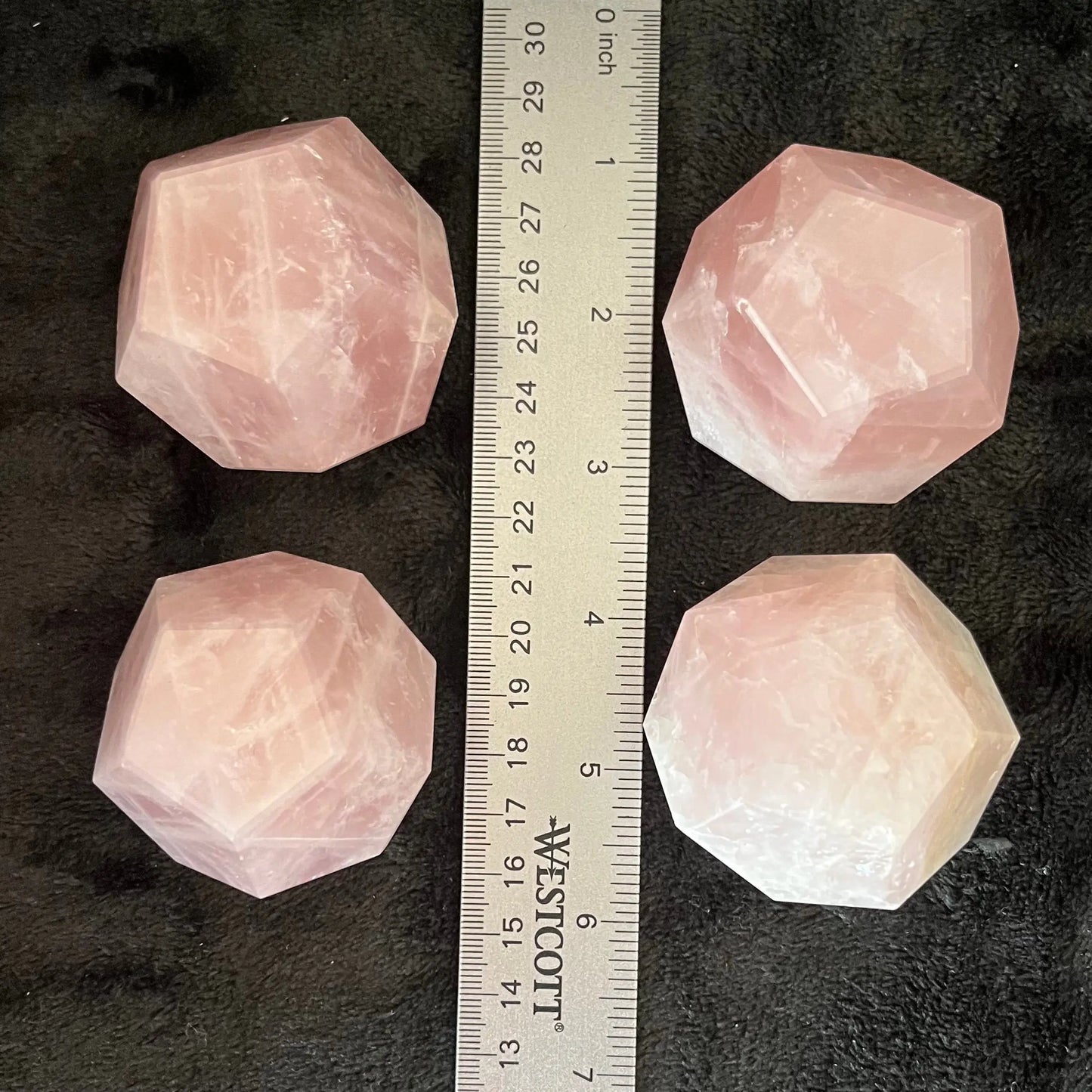 Rose Quartz Dodecahedron (Approx. 50-60mm) 1496 Shop Wholesale Crystals
