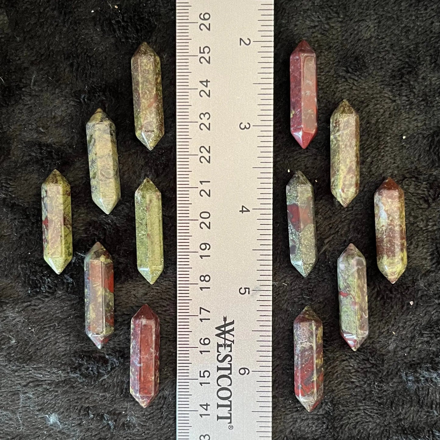 Dragon’s Blood Jasper Double Point (Approx. 1 1/8”) T-0034 Shop Wholesale Crystals