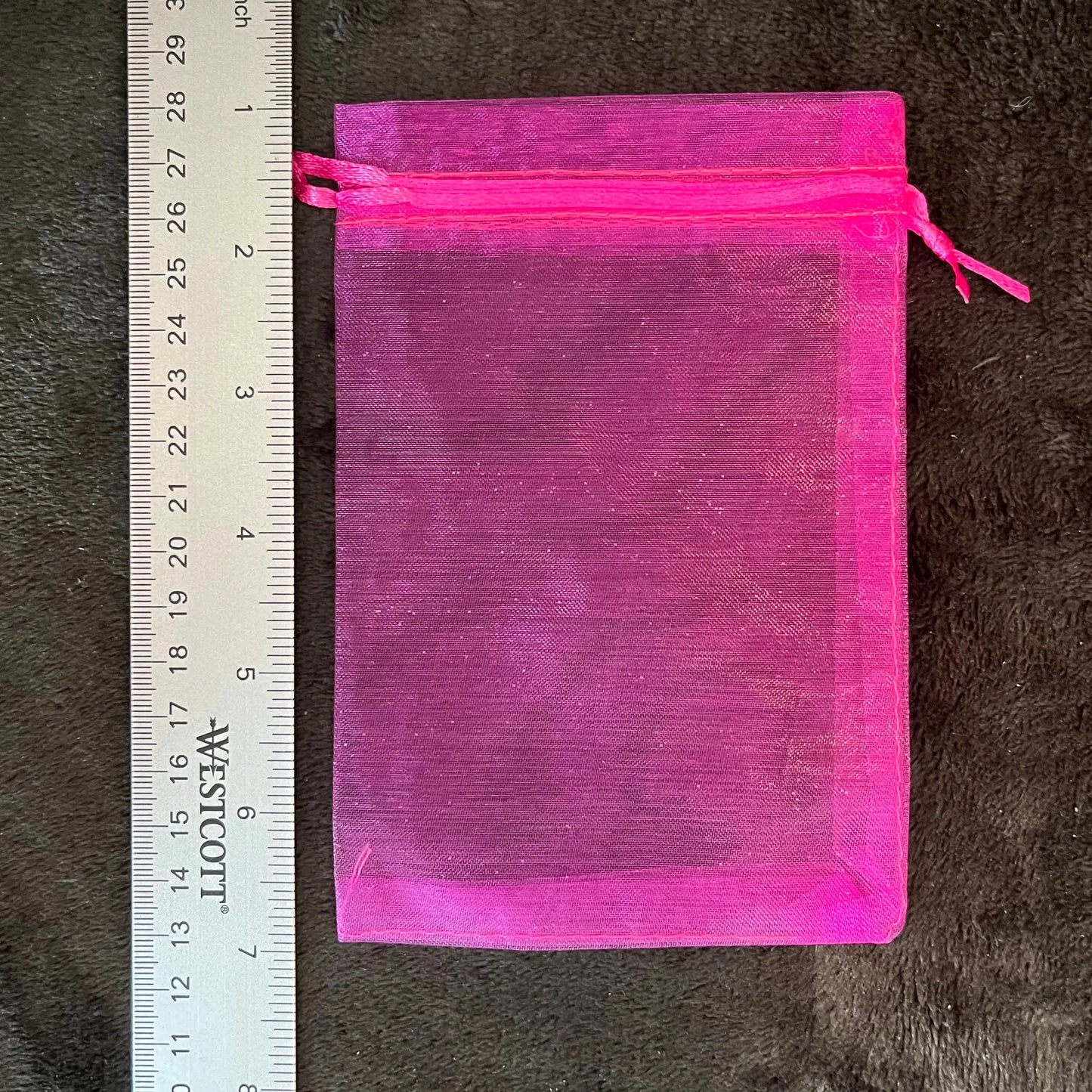 Violet Organza Bag (Approx. 4” x 6") BAG-0104 Shop Wholesale Crystals