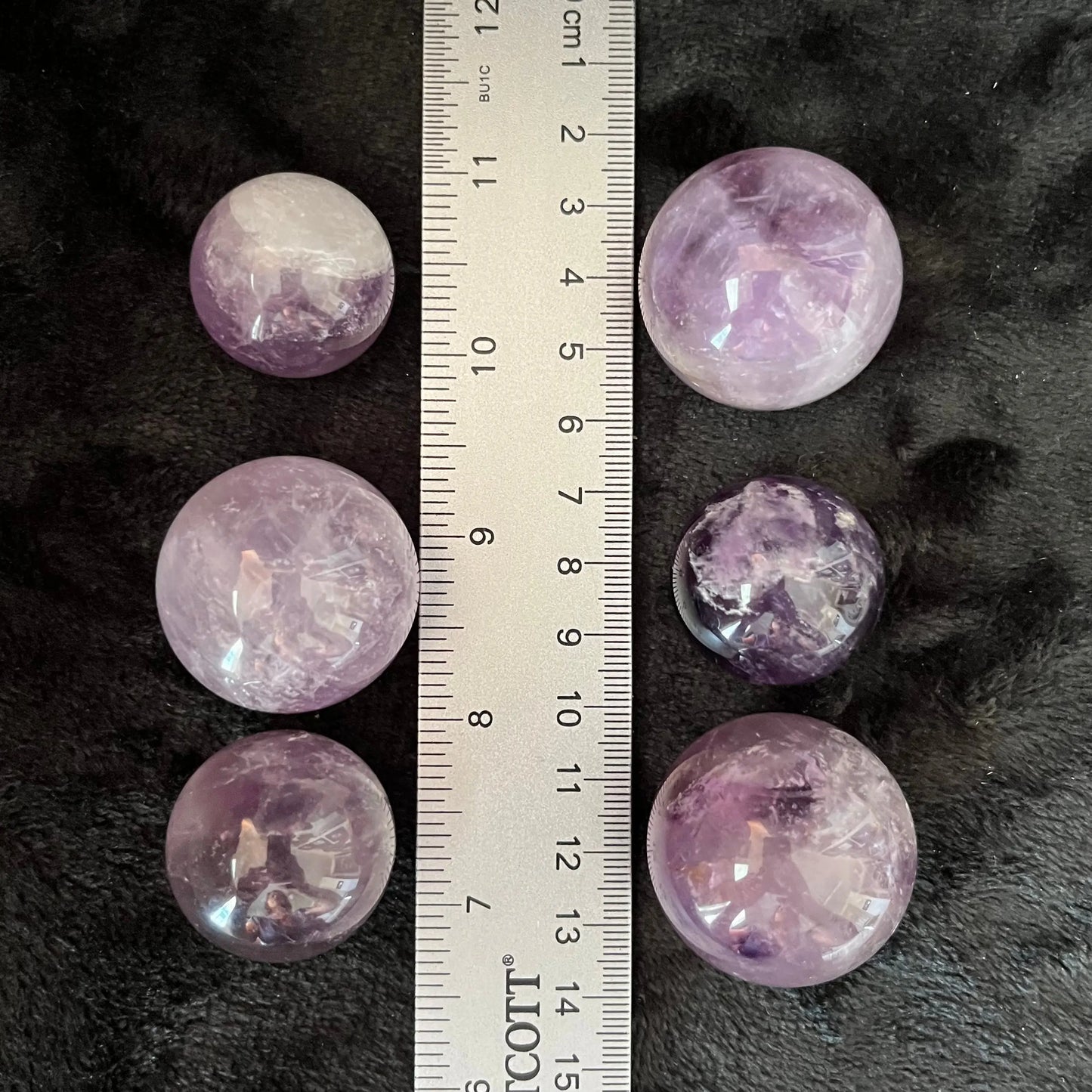 Amethyst Spheres, 1 Pound Lot (Approx. 30-50mm) WB-0021 - Shop Wholesale Crystals