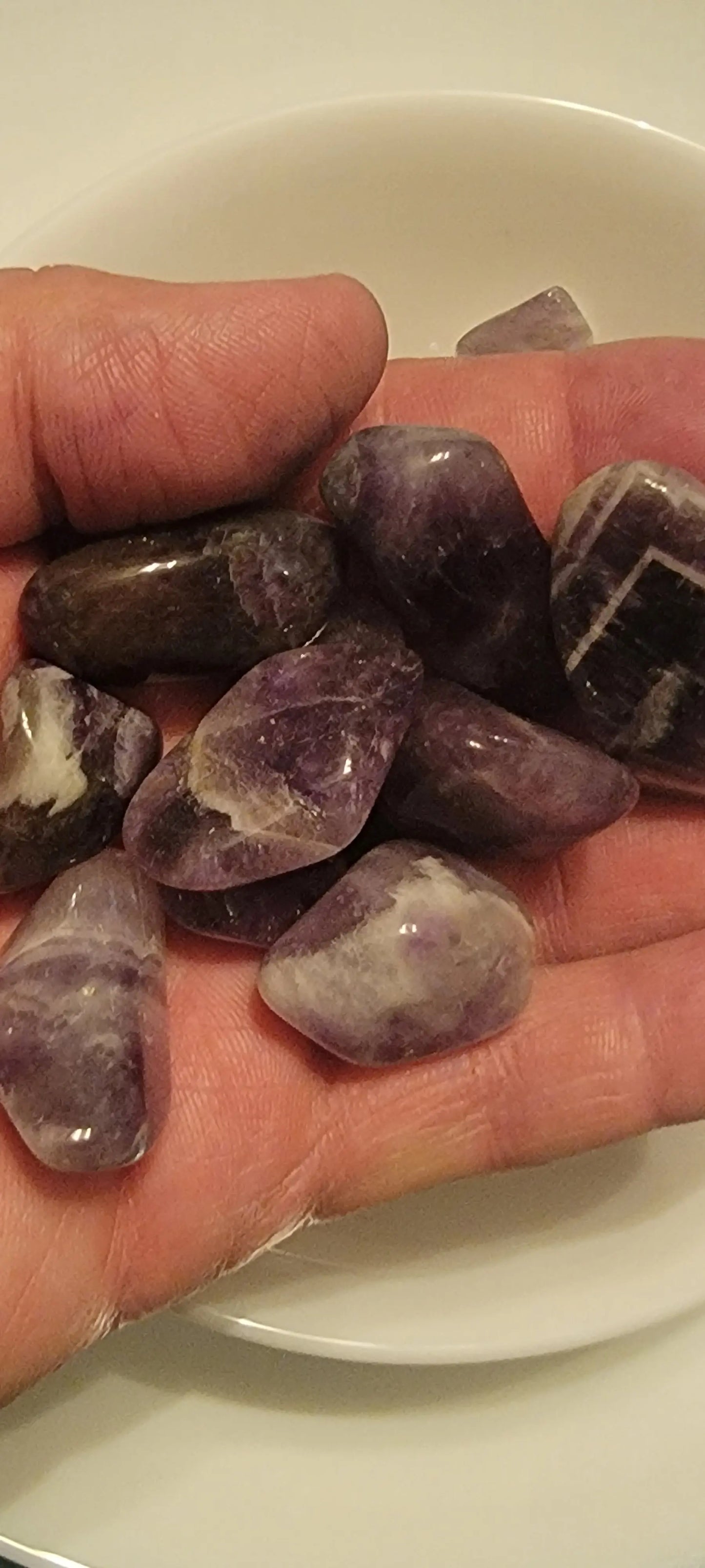 Amethyst Tumbled Stone, 1 Pound Bag (Approx. 20-30 mm) WT-0004 - Shop Wholesale Crystals