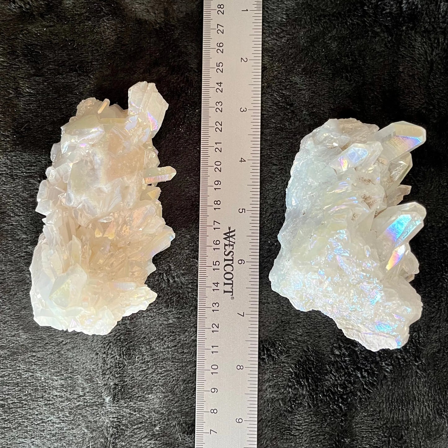 Angel Aura Quartz Cluster, 1 pound lot, WC-0023 - Shop Wholesale Crystals