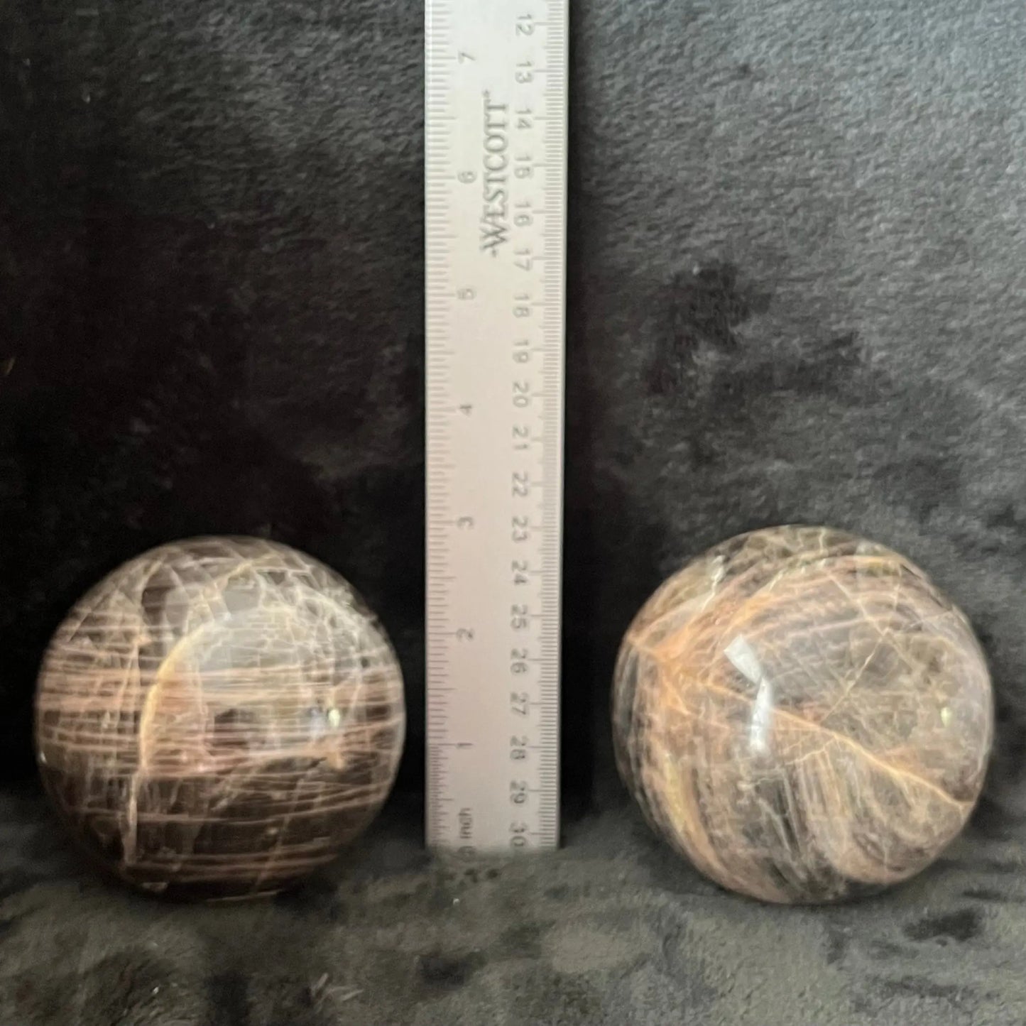 Black Moonstone Spheres, 2 Pound Lot (Approx. 80-100mm) WB-0019 - Shop Wholesale Crystals