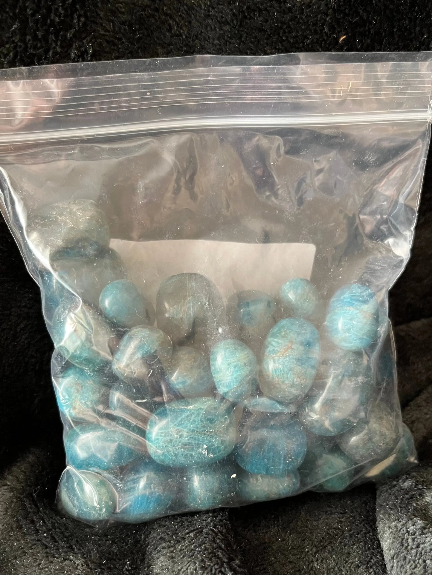 Blue Apatite Tumbled Stones, 1 Pound Bag. WT-0009 - Shop Wholesale Crystals
