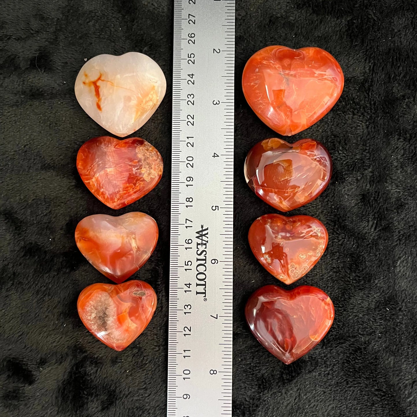 Carnelian Agate Heart, 1 Pound, WH-0002 - Shop Wholesale Crystals