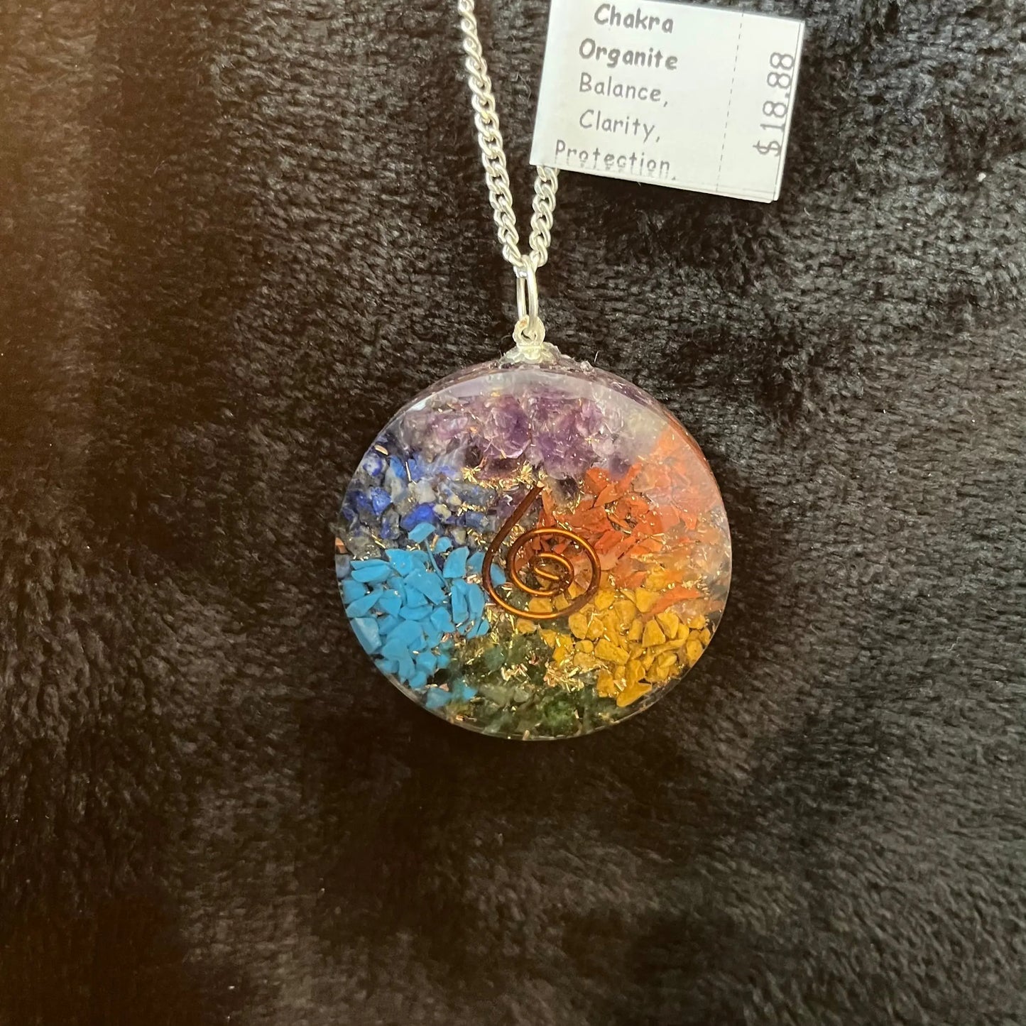 Chakra Organite Necklace WN-0100 - Shop Wholesale Crystals
