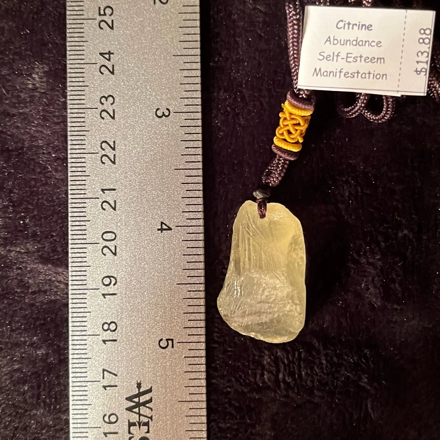Citrine Chunk Necklace WN-0228 - Shop Wholesale Crystals