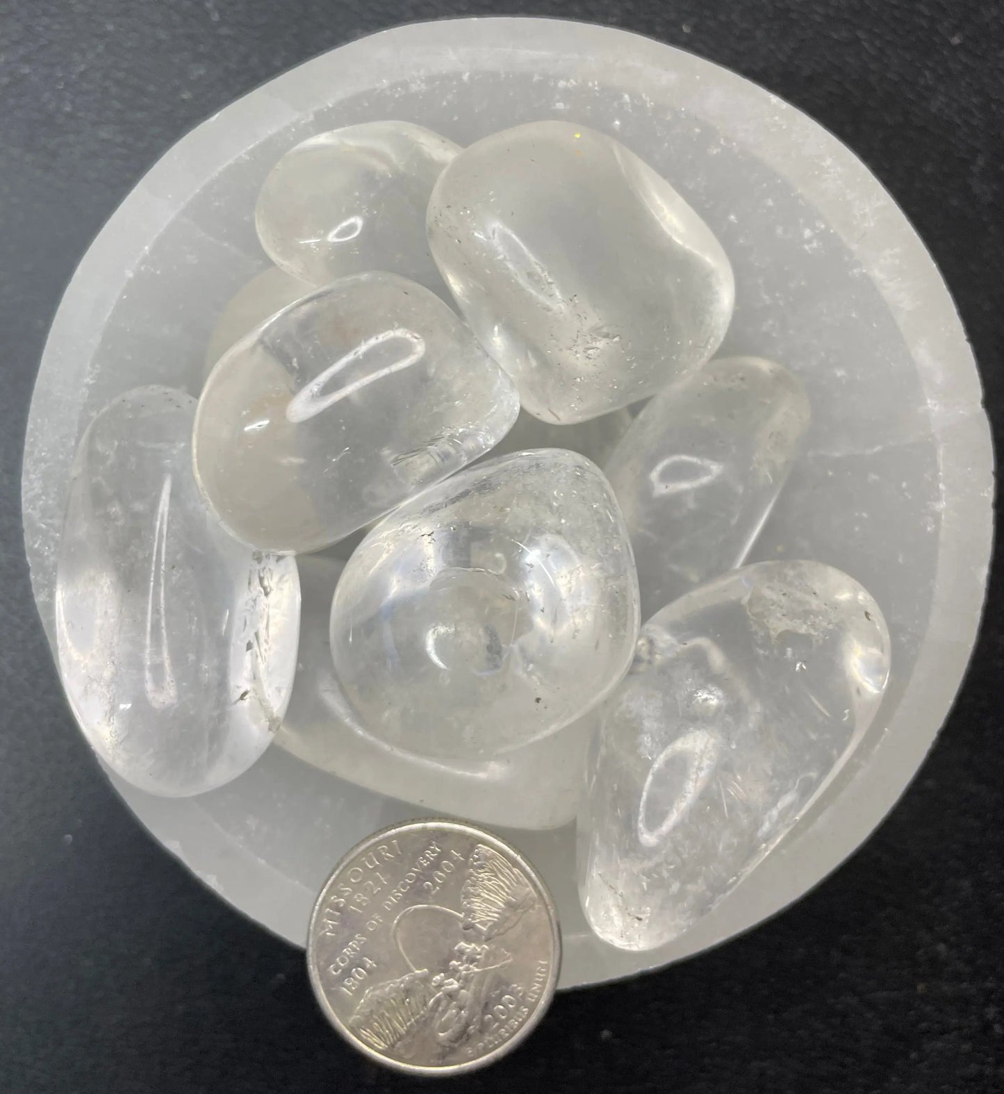 Clear Quartz Tumbled Stone, 1 Pound Bag (Approx. 15-25 mm) WT-0036 - Shop Wholesale Crystals