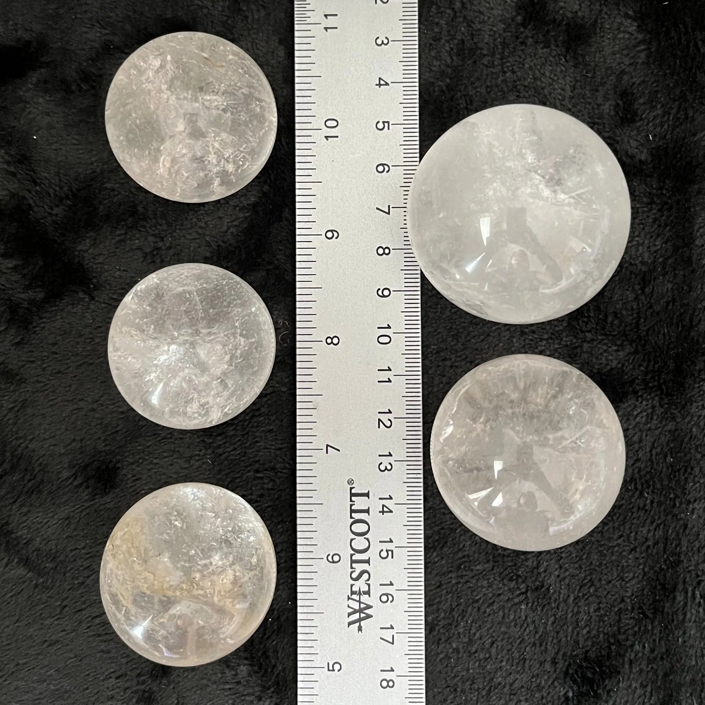 Clear Quartz Spheres, 1 Pound Lot (Approx. 35-50mm) WB-0026 - Shop Wholesale Crystals