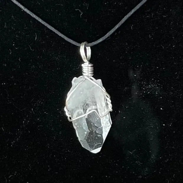 Clear Quartz Wire Wrapped Necklace WN-0053 - Shop Wholesale Crystals