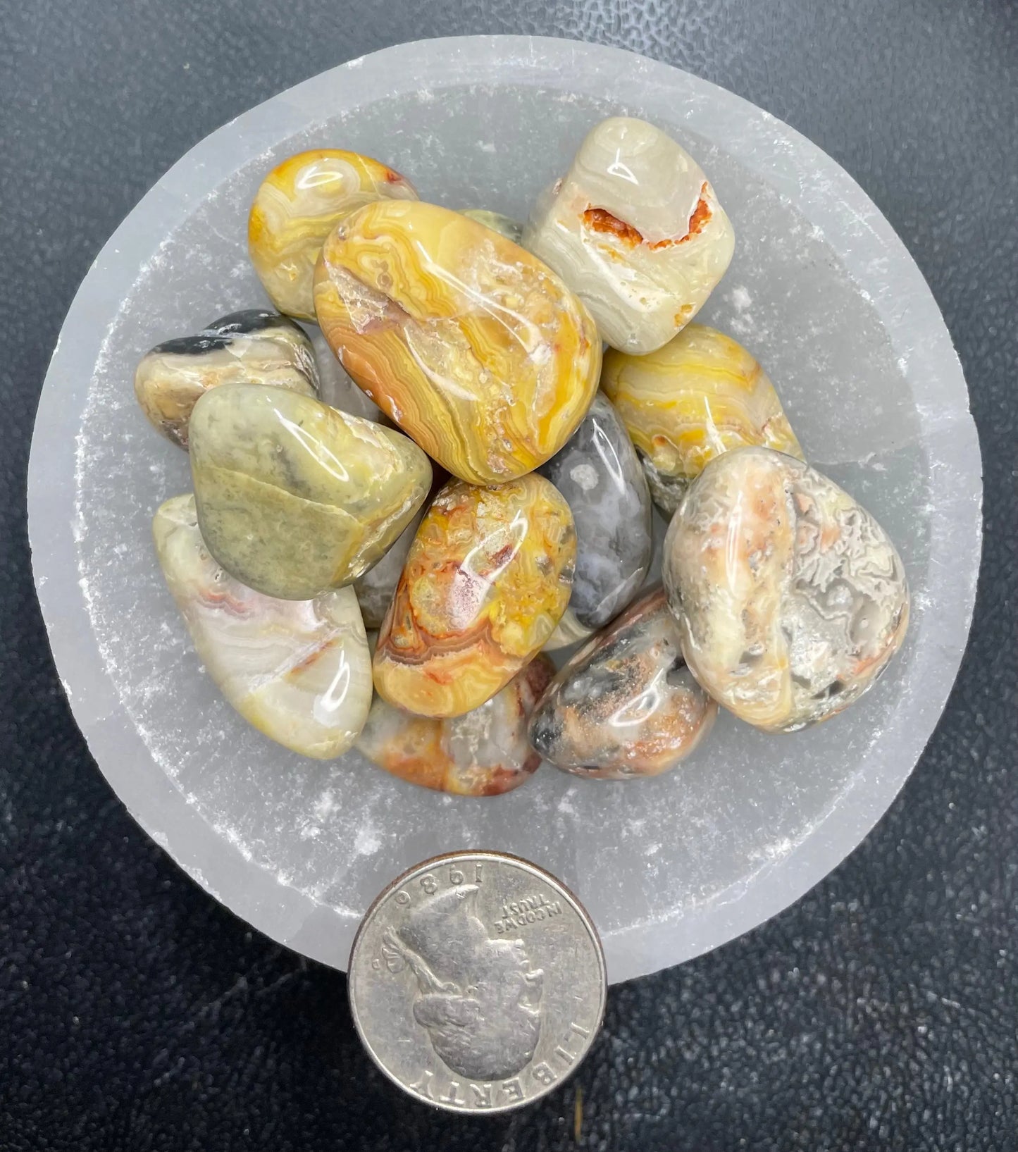 Crazy Lace Agate Tumbled Stone, 1 Pound Bag (Approx. 20-30 mm) WT-0040 - Shop Wholesale Crystals