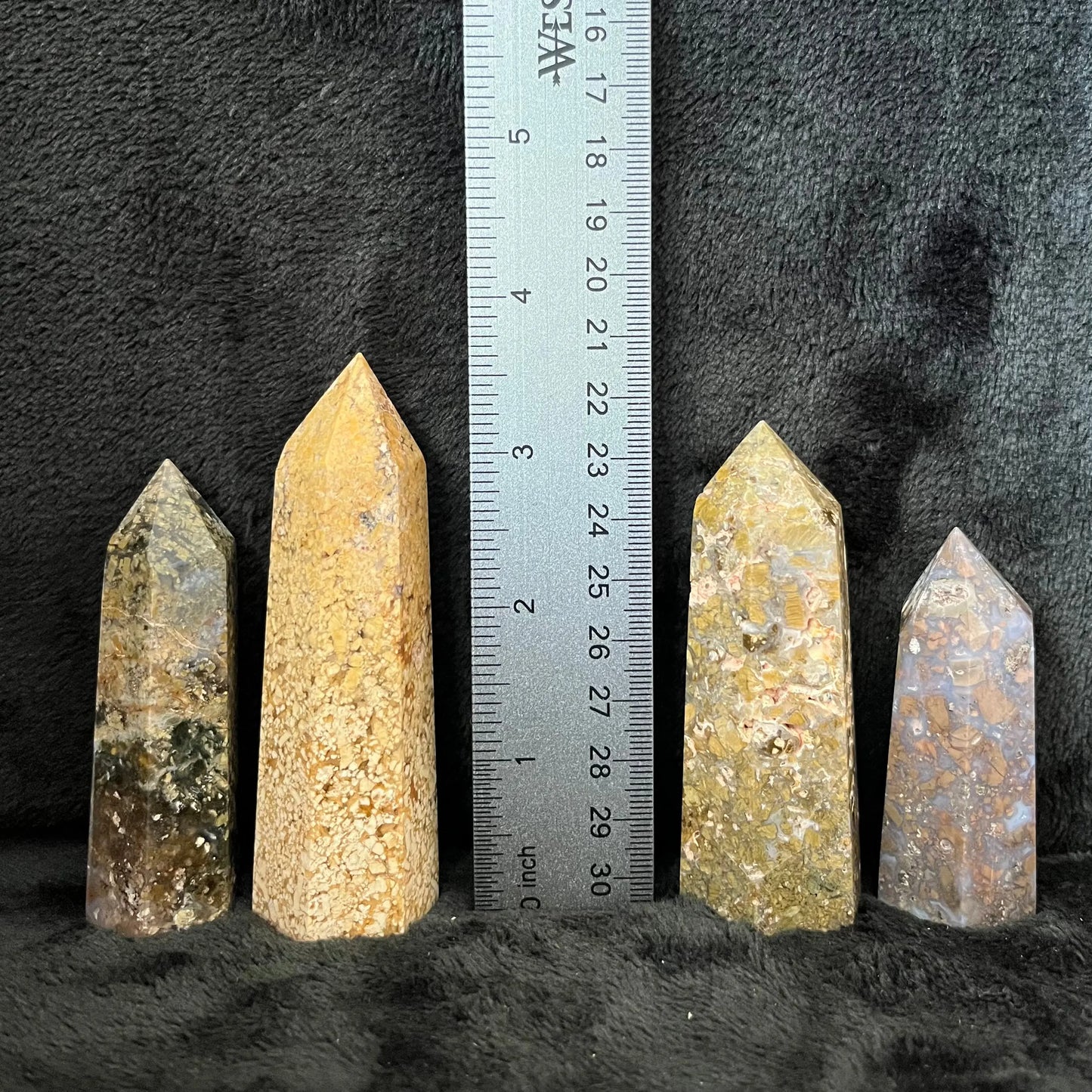 Coral Agate Obelisk, 1 pound, WO-0048 - Shop Wholesale Crystals