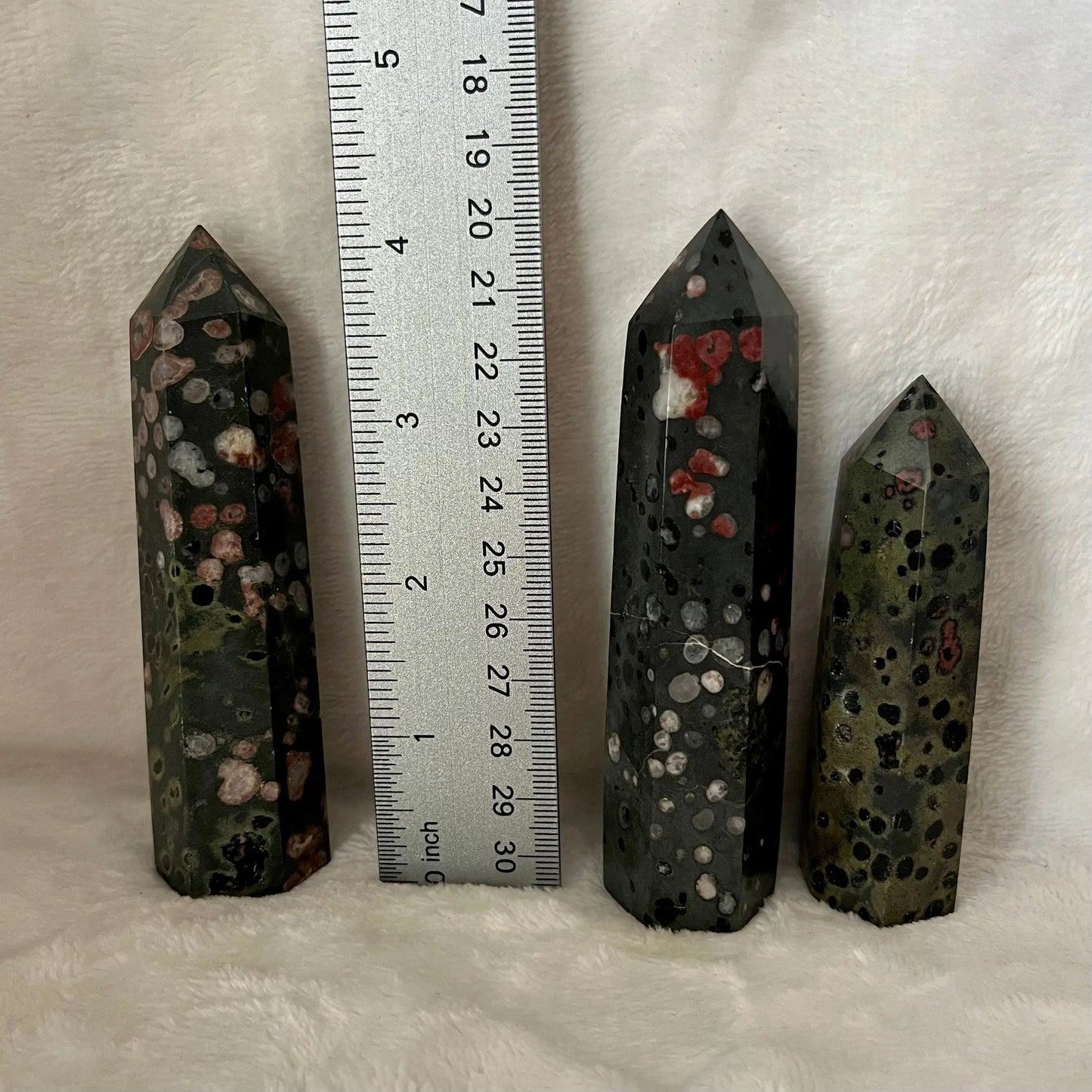Flower Jade Obelisk, 1 pound, WO-0037 - Shop Wholesale Crystals