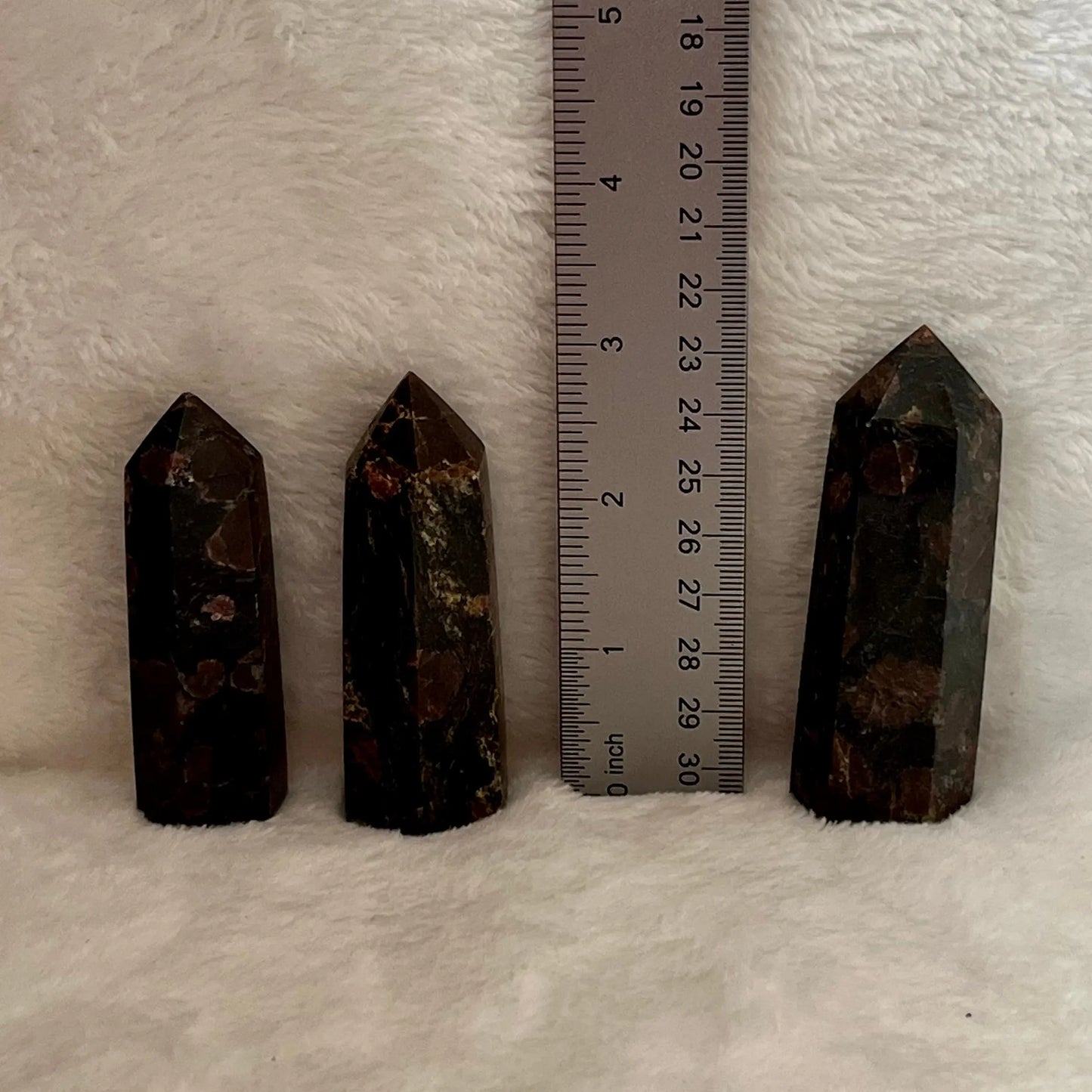 Garnet in Arfred Sonite Obelisk, 1 pound, WO-0011 - Shop Wholesale Crystals