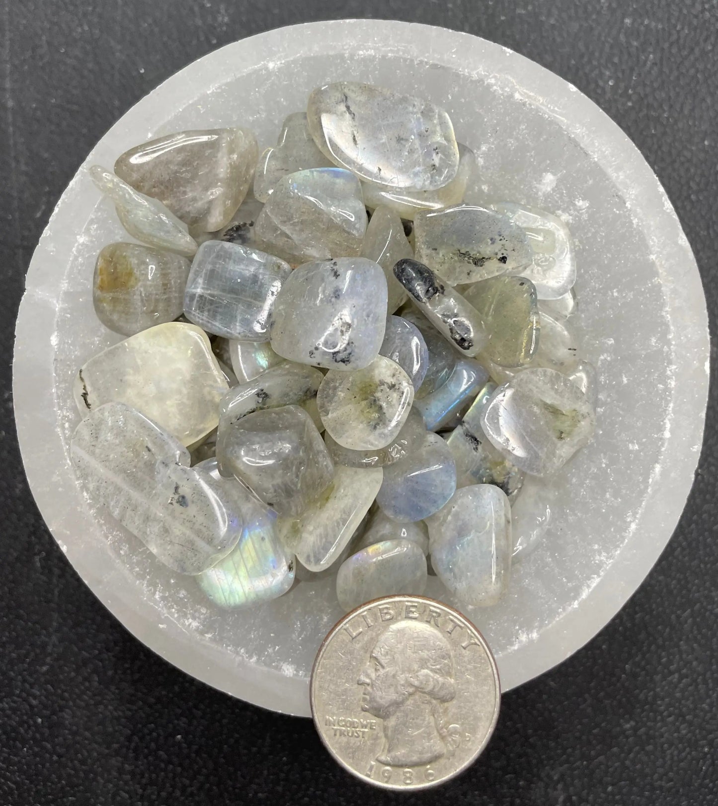 Labradorite Tumbled Stone, 1 Pound Bag (Approx. 20-25 mm) WT-0077 - Shop Wholesale Crystals