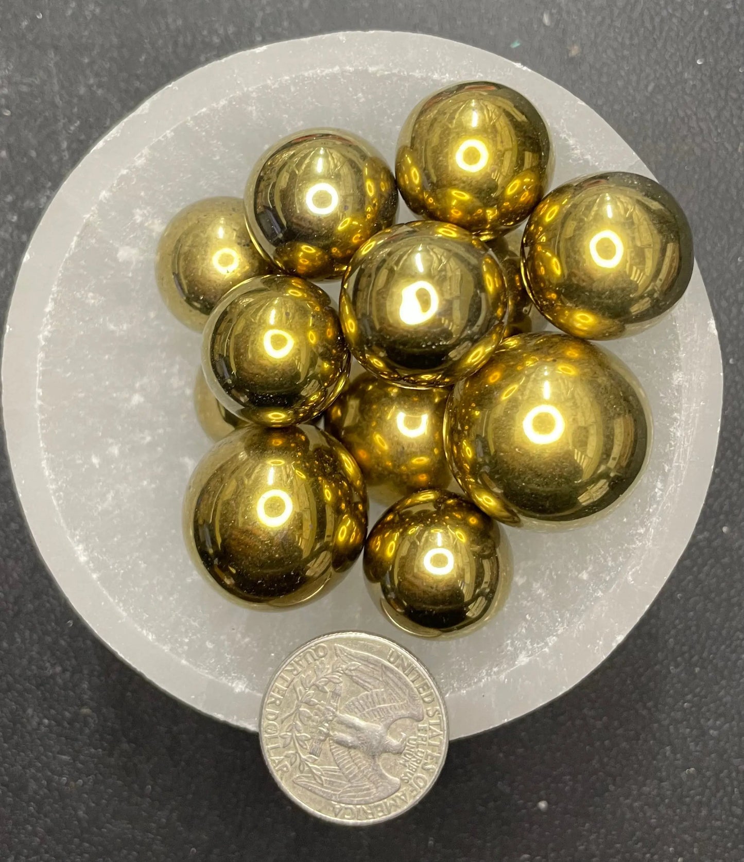 Magnet Sphere, Gold Sheen, 1 Pound Bag (Approx. 20-25 mm) WT-0082 - Shop Wholesale Crystals