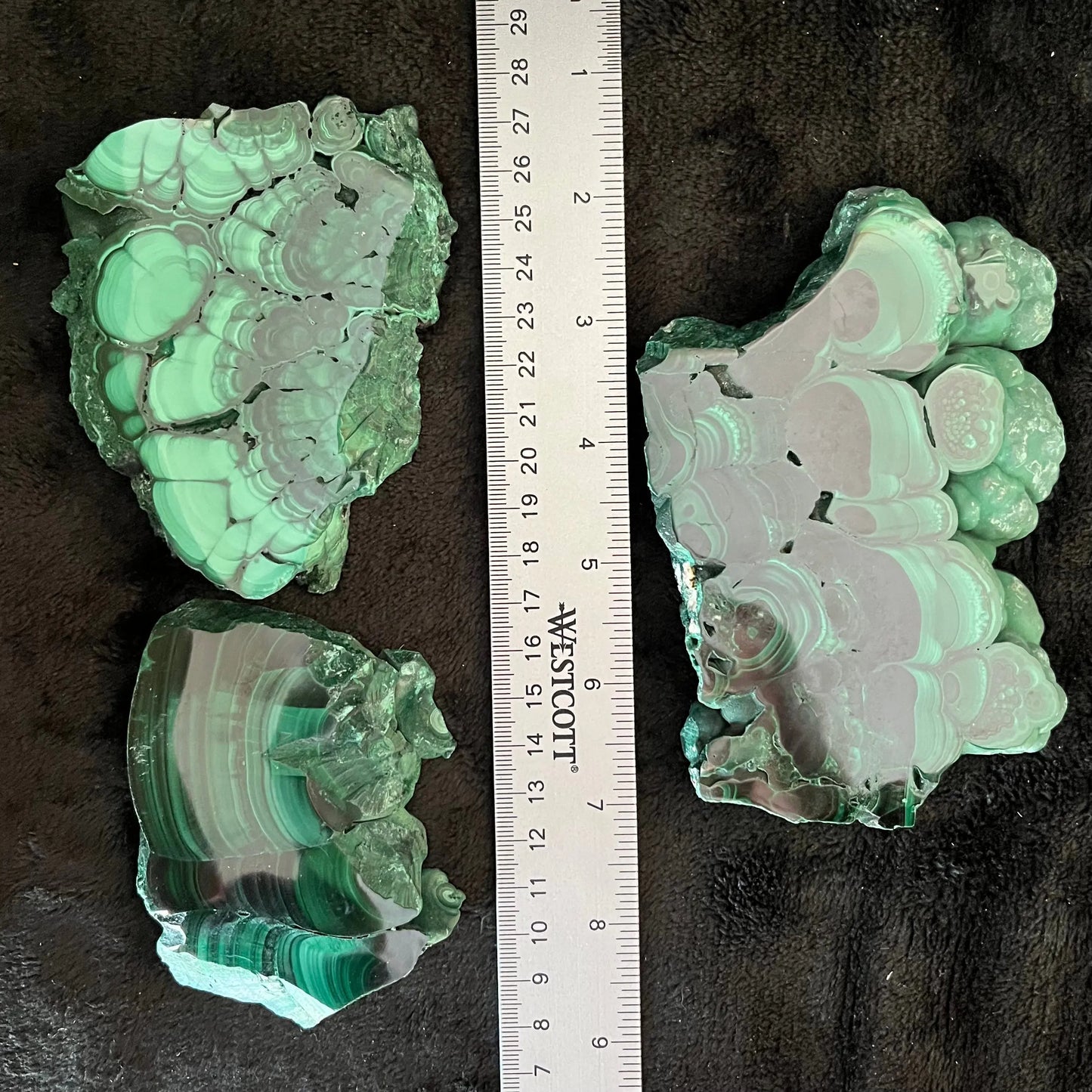 Malachite Slab, Natural, 1 Pound Lot WF-0004 - Shop Wholesale Crystals