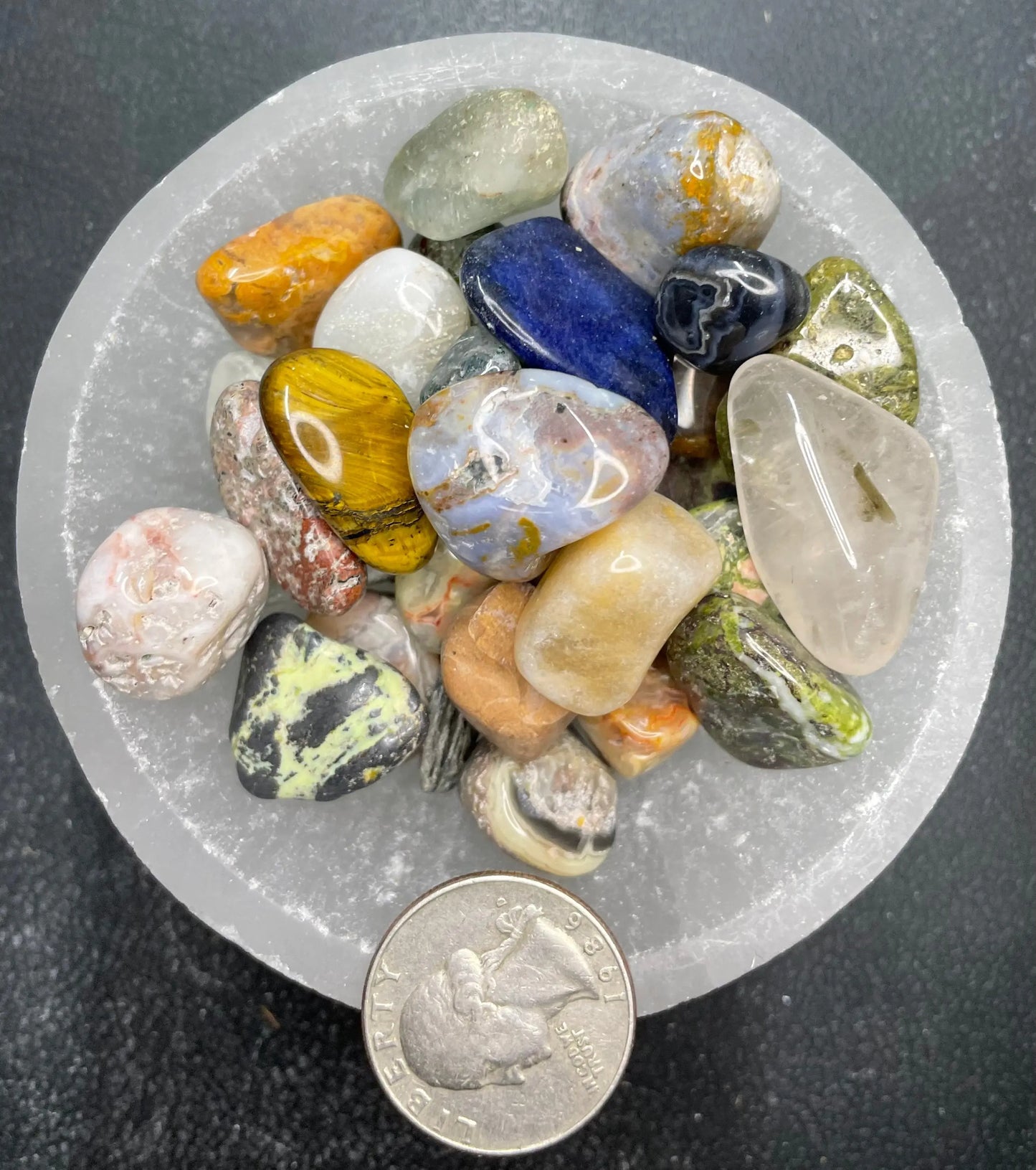 Mixed Tumbled Stone, 1 Pound Bag (Approx. 20-30 mm) WT-0093 - Shop Wholesale Crystals