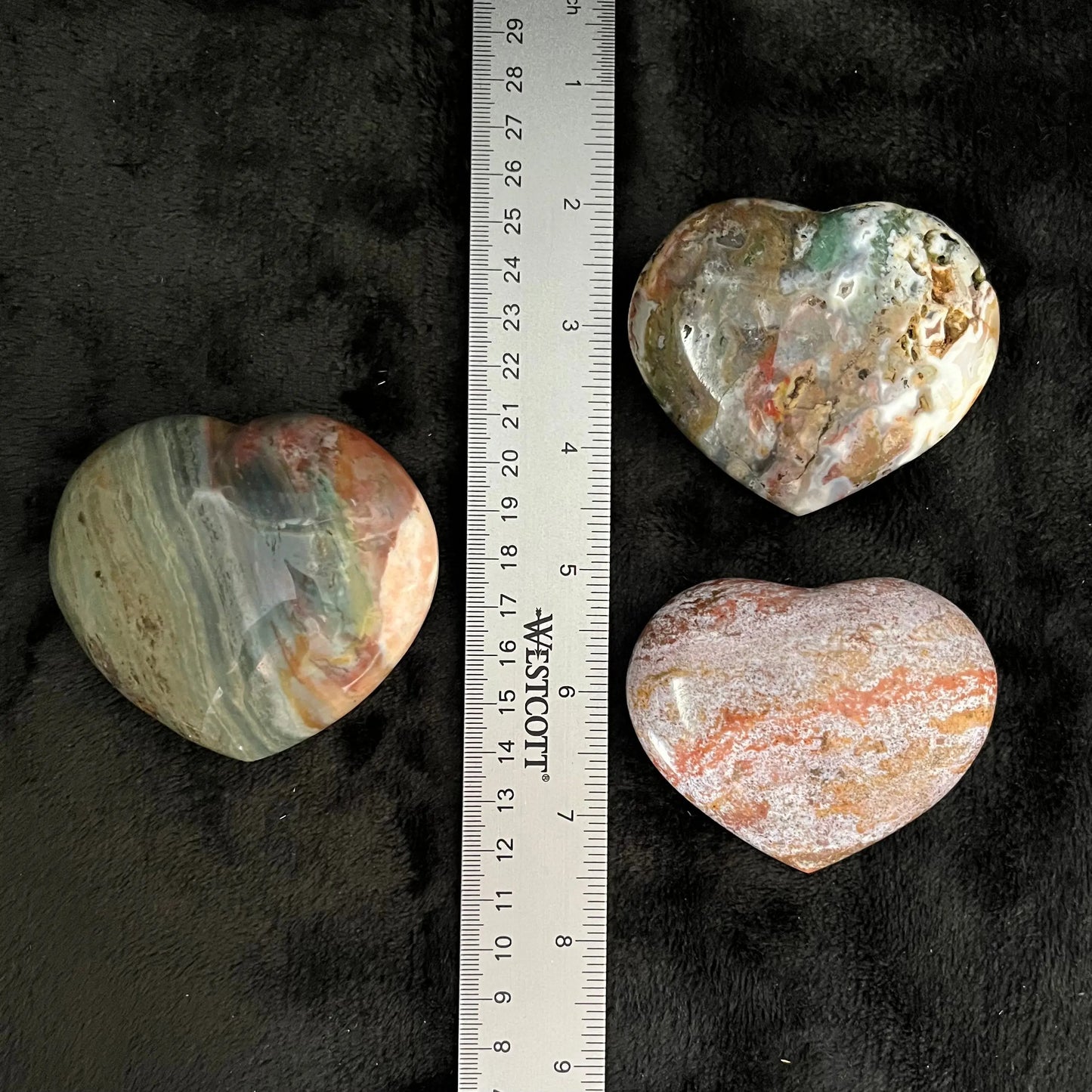 Ocean Jasper Large Heart, 1 Pound, WH-0014 - Shop Wholesale Crystals