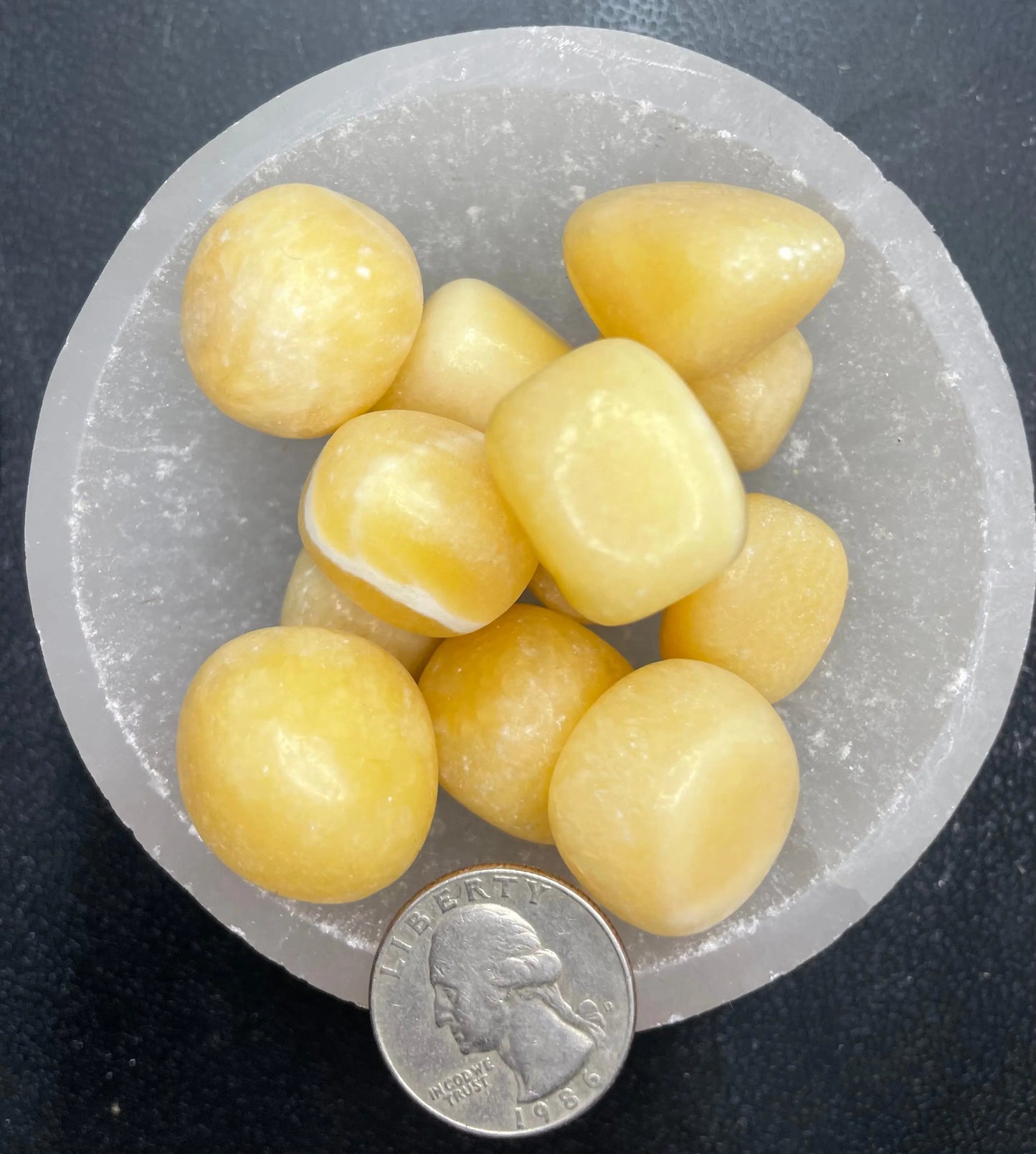 Orange Calcite Tumbled Stone, 1 Pound Bag (Approx. 20-30 mm) WT-0100 - Shop Wholesale Crystals