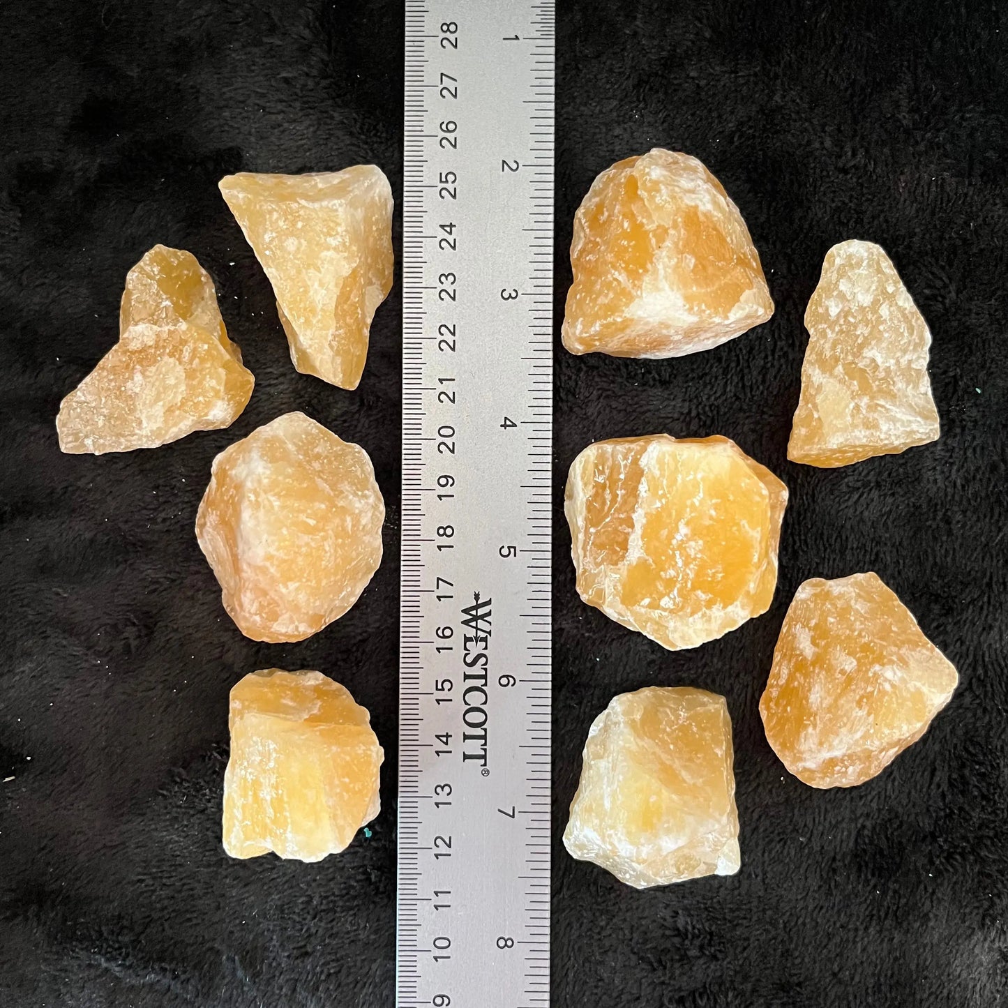 Orange Calcite Raw Chunk, 1 Pound WR-0018 - Shop Wholesale Crystals