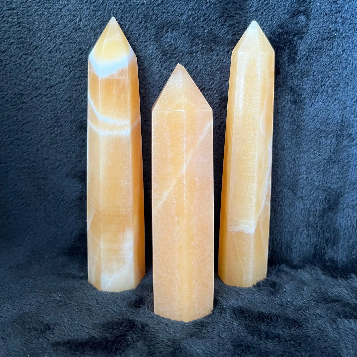 Orange Calcite Obelisk , 1 pound, WO-0028 - Shop Wholesale Crystals