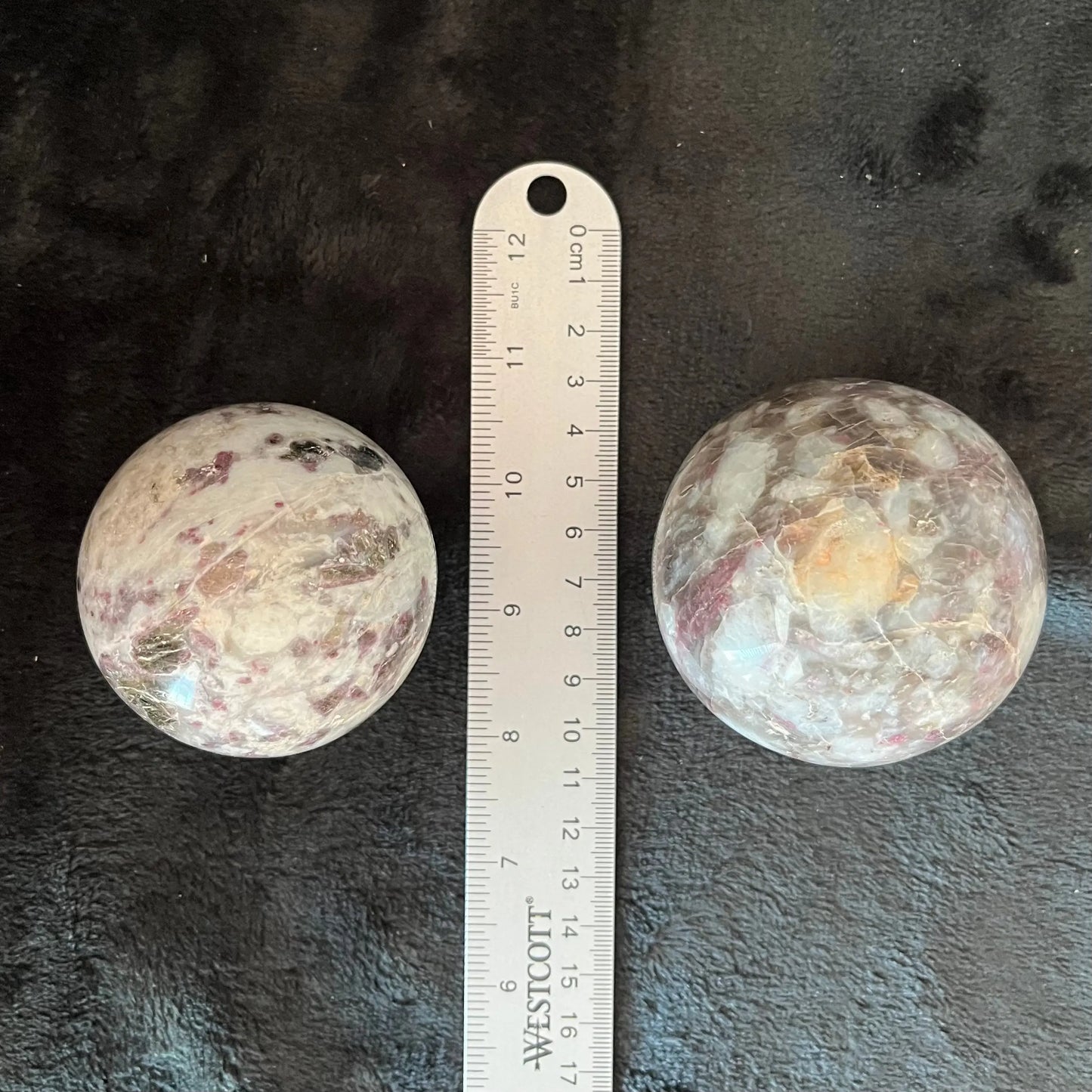 Pink Tourmaline Spheres, 1 Pound Lot (Approx. 50-70mm) WB-0011 - Shop Wholesale Crystals