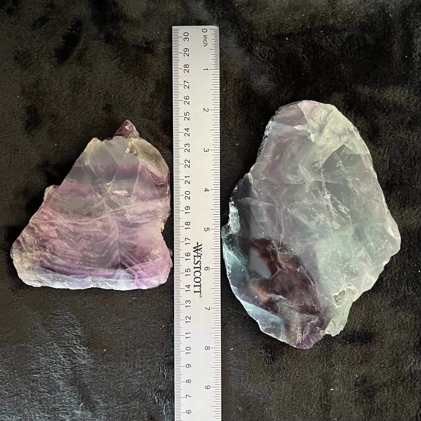 Rainbow Fluorite Slab, B Grade, 1 Pound Lot WF-0002 - Shop Wholesale Crystals