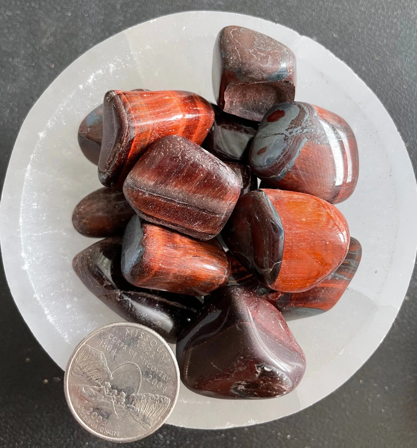Red Tiger Eye Tumbled Stone, 1 Pound Bag (Approx. 20-30 mm) WT-0119 - Shop Wholesale Crystals