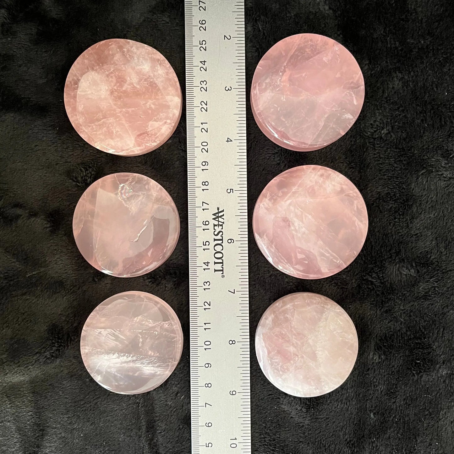 Rose Quartz Disk, 1 Pound, WF-0005 - Shop Wholesale Crystals