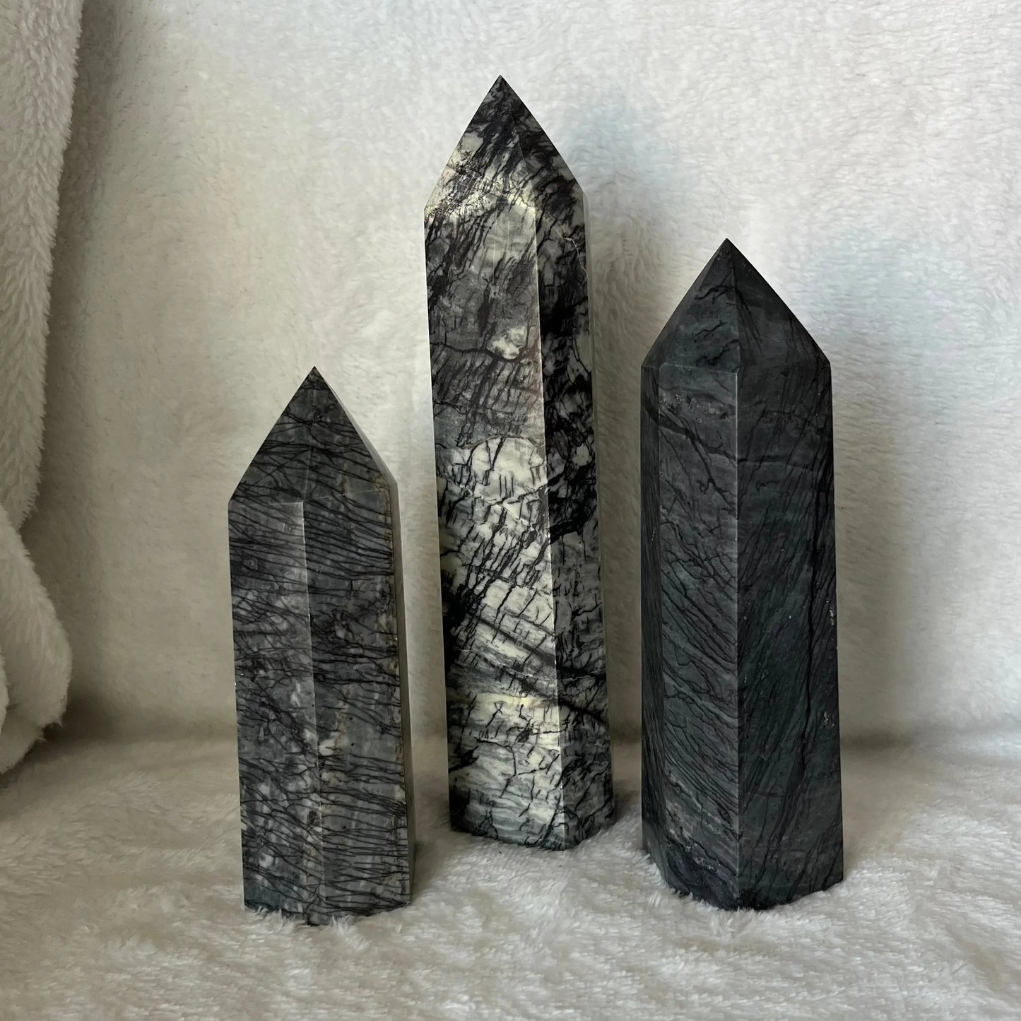 Spiderweb Jasper Obelisk, 1 pound WO-0043 - Shop Wholesale Crystals