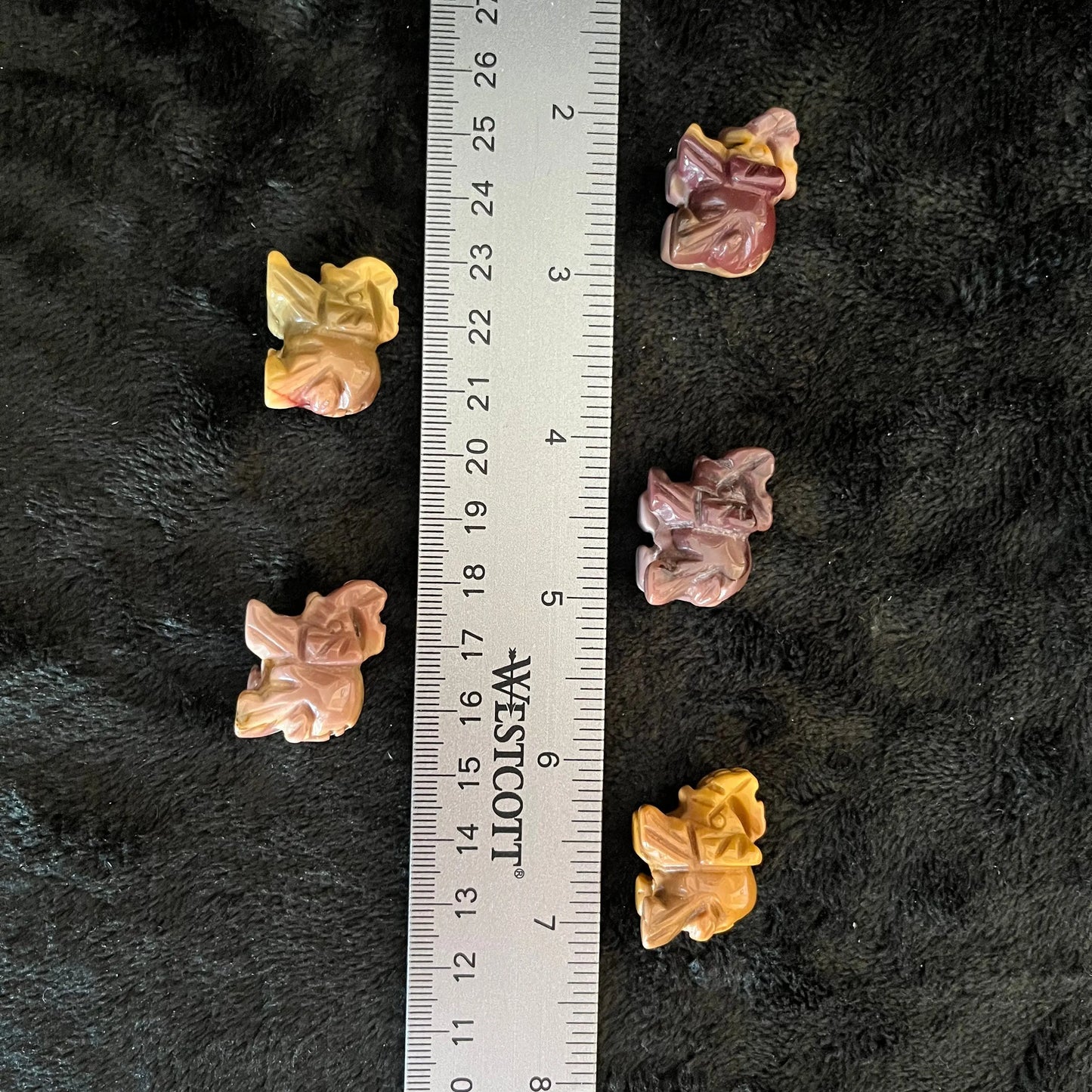 Mookaite Jasper Carved Elephant (Approx. 1”) 0039 Shop Wholesale Crystals