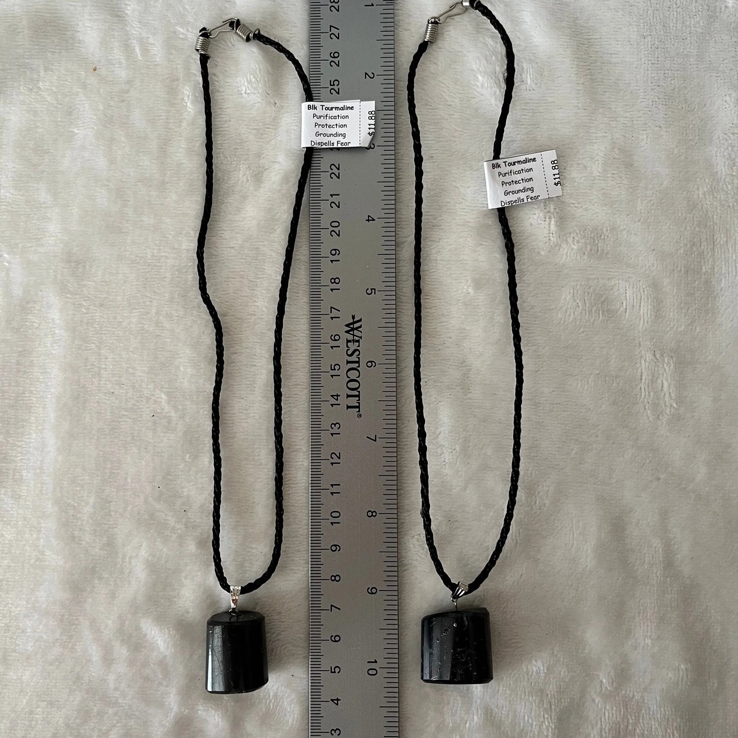 Black Tourmaline Necklace (tumbled stone) NCK-2800 Shop Wholesale Crystals