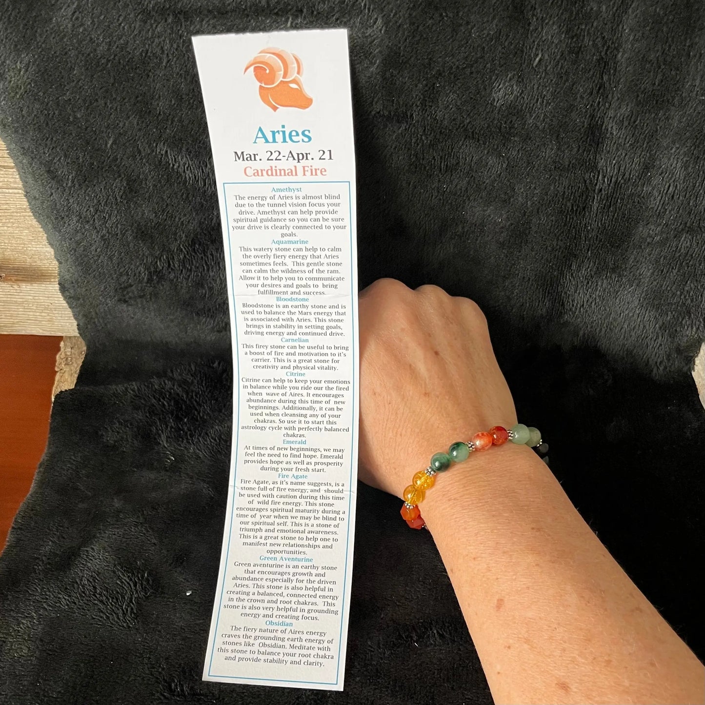 Aries Zodiac Bracelet BRC-0220 Shop Wholesale Crystals