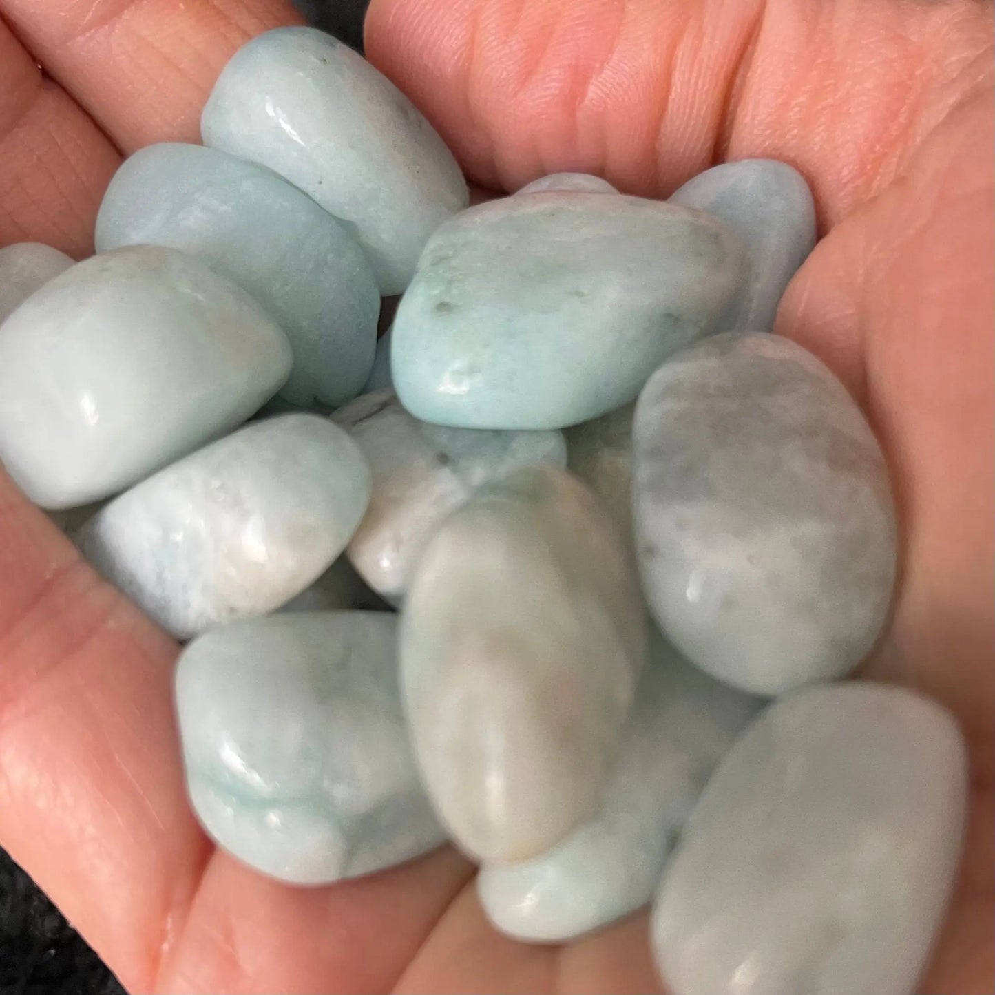 Aquamarine Tumbled Stone (Approx. 5/8”-3/4”) 0398 Shop Wholesale Crystals