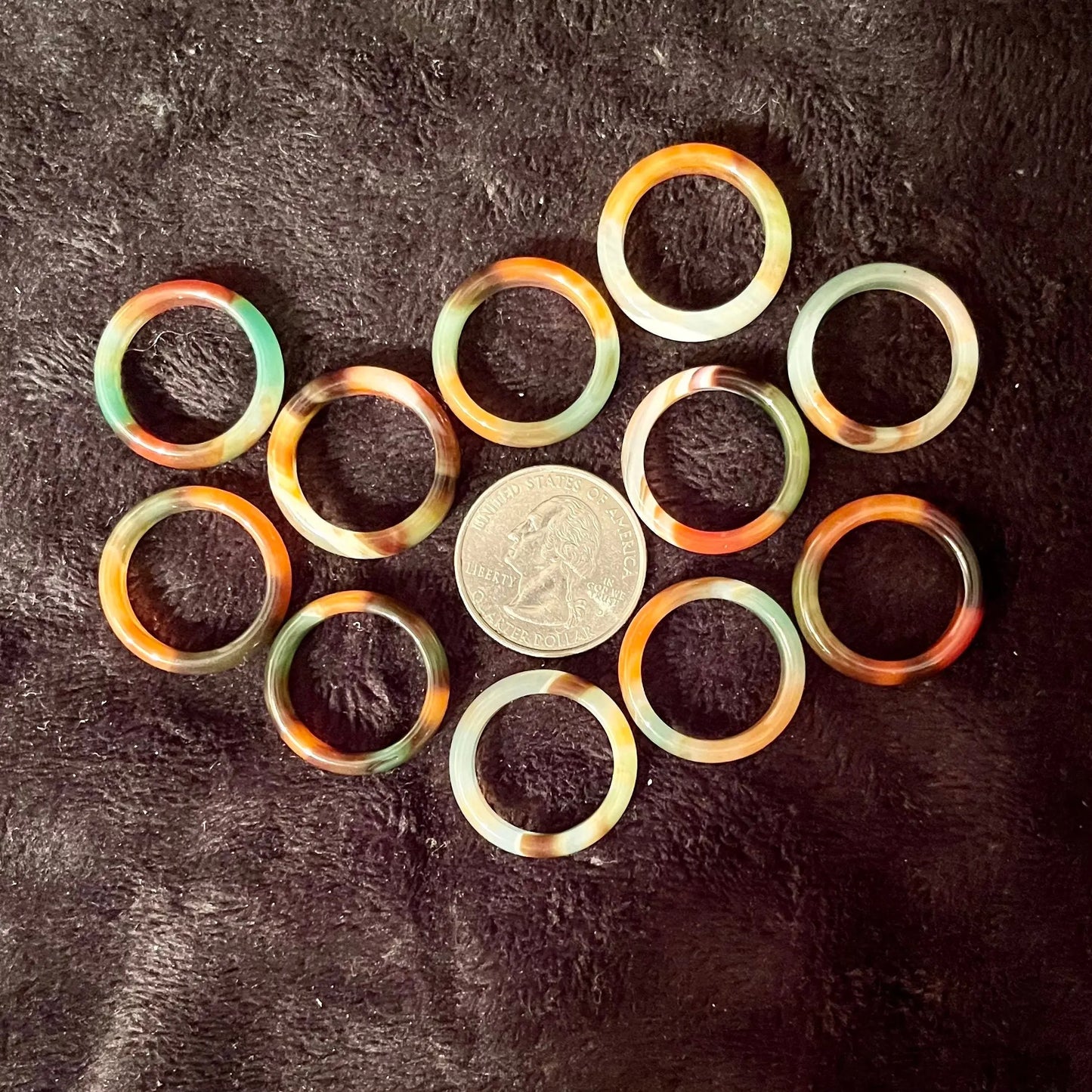 Calico Agate Ring Size 7 RNG-0117 Shop Wholesale Crystals