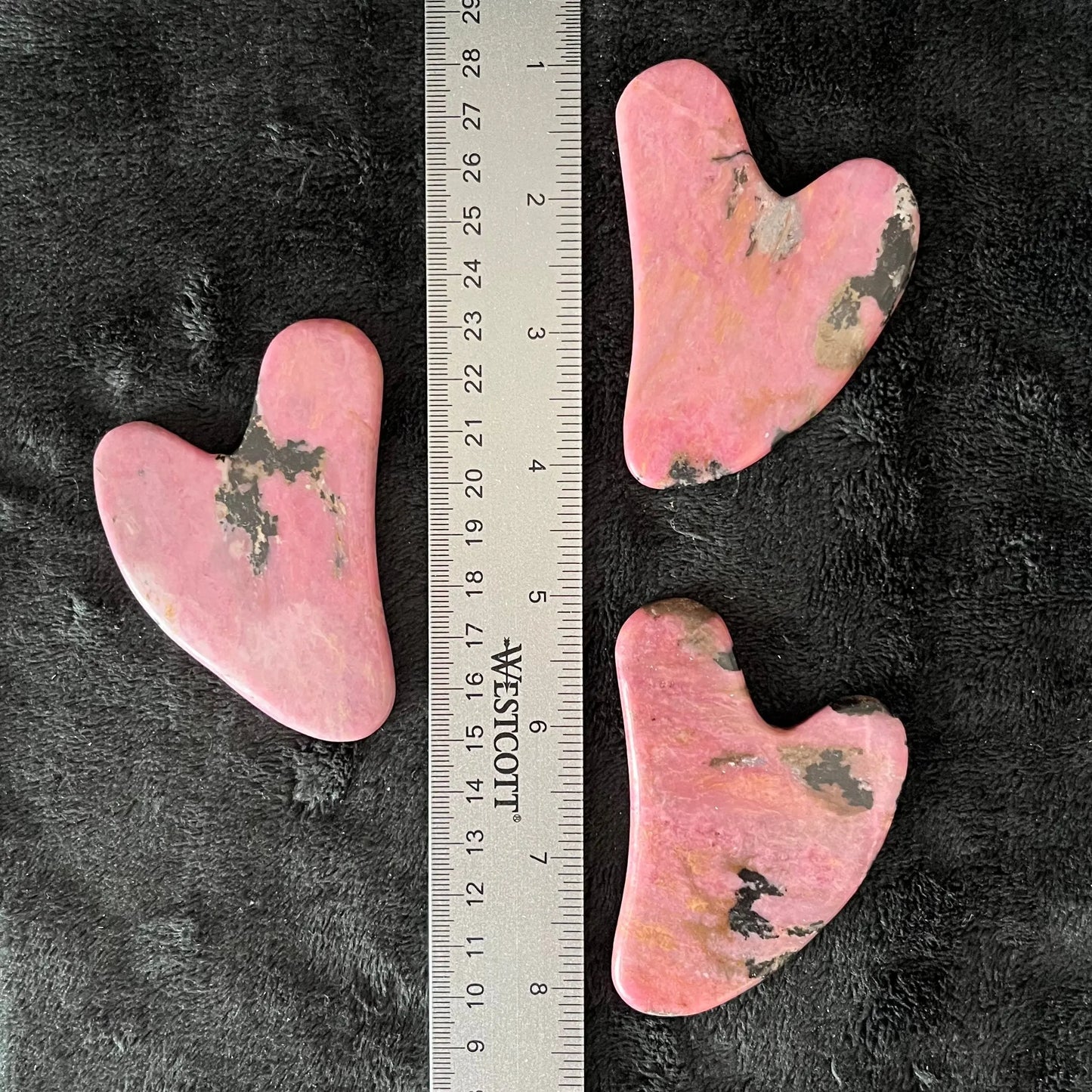 Rhodonite Self Care Gua Sha Stone 1037 Shop Wholesale Crystals