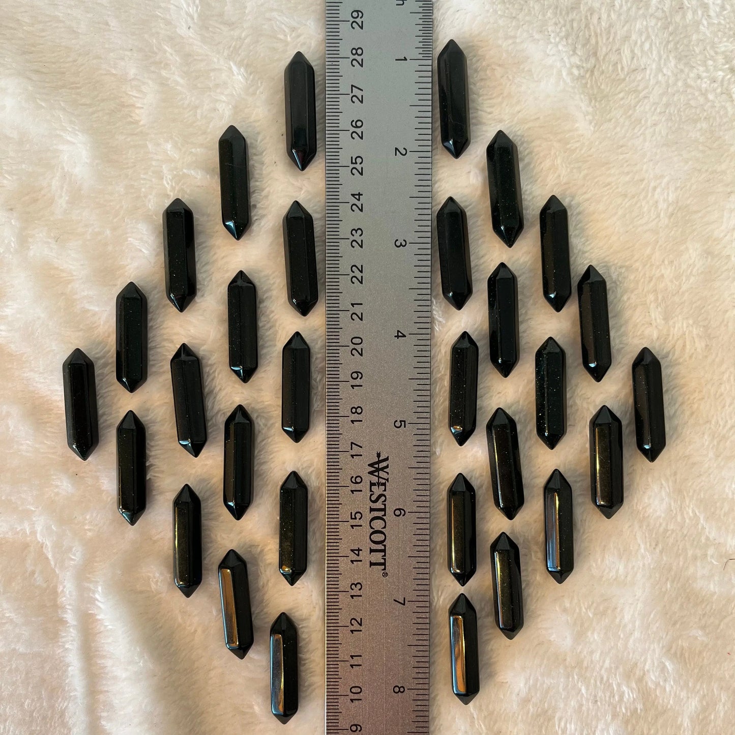 Green Goldstone Double Terminated Crystal Point (Approx. 1 1/4”) T-0083 Shop Wholesale Crystals
