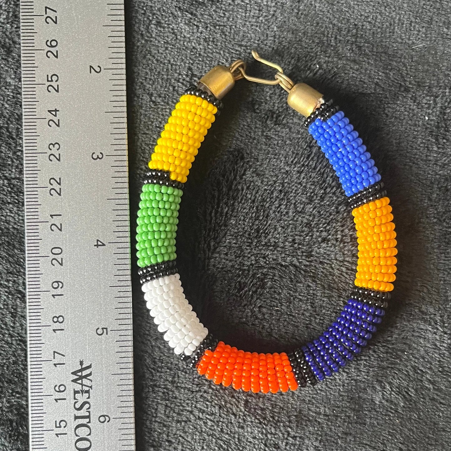 African Maasai Beaded Bracelet, Handmade by Merci BRC-0049 Shop Wholesale Crystals