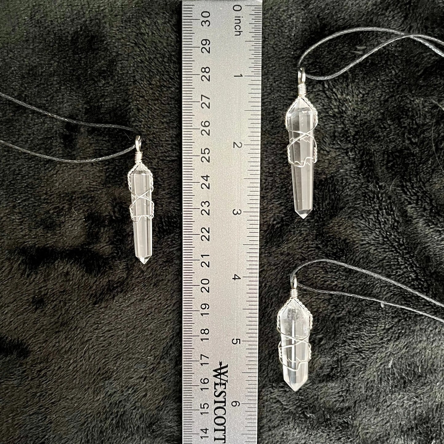 Clear Quartz Vogel Wire Wrapped Necklace NCK-2954 Shop Wholesale Crystals