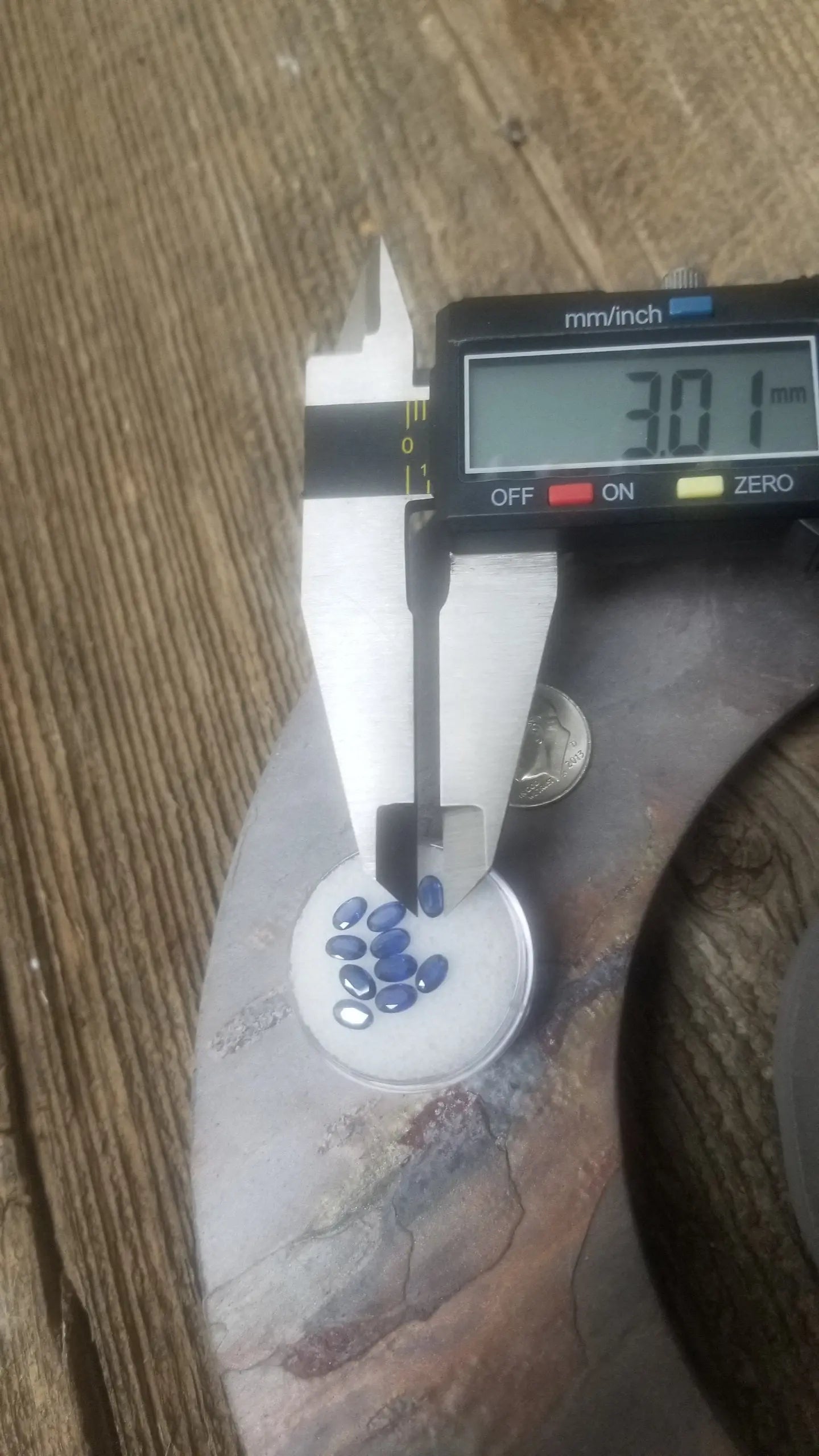 Sapphire Faceted Gemstone, Authentic, One Gemstone, Genuine, Jewelry Making .37 Carats BIN-0084 Shop Wholesale Crystals